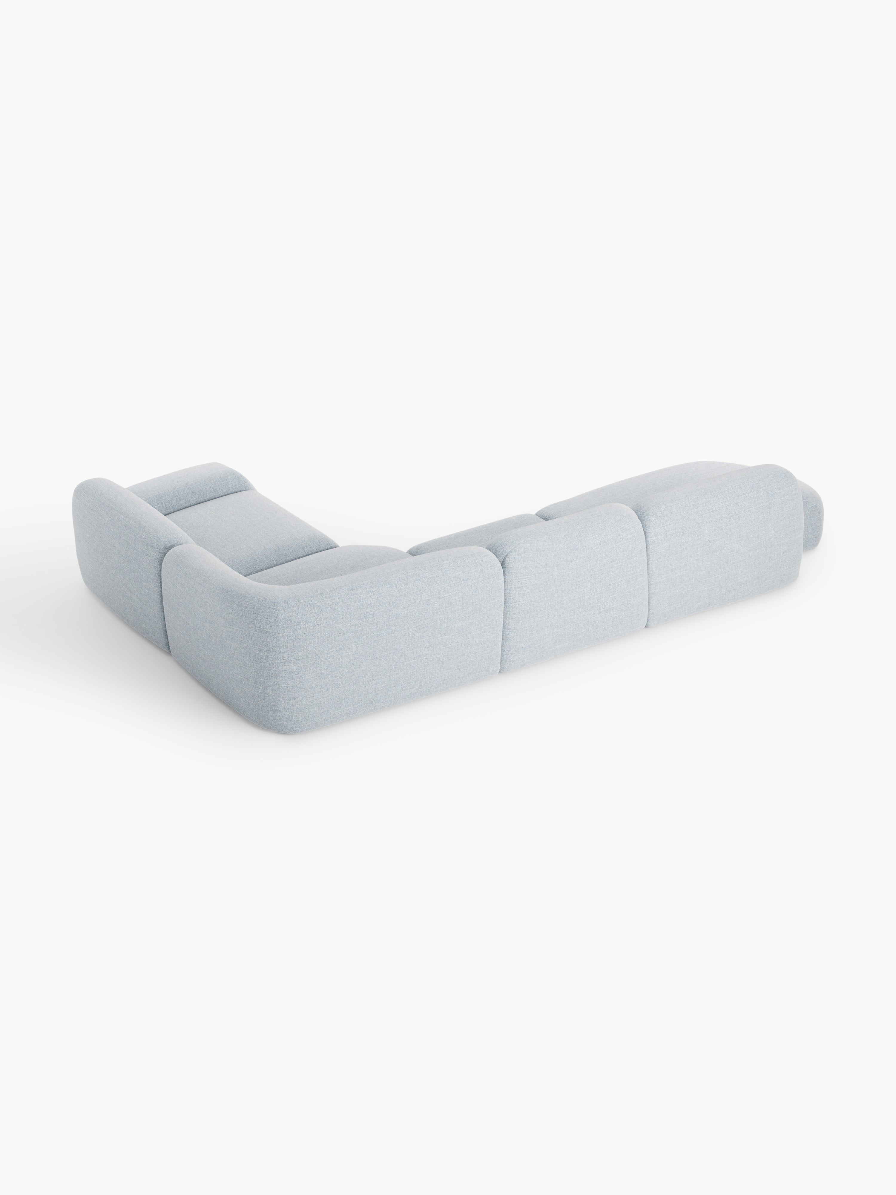 Wolke XL Modular Bouclé Corner Sofa with Chaise End