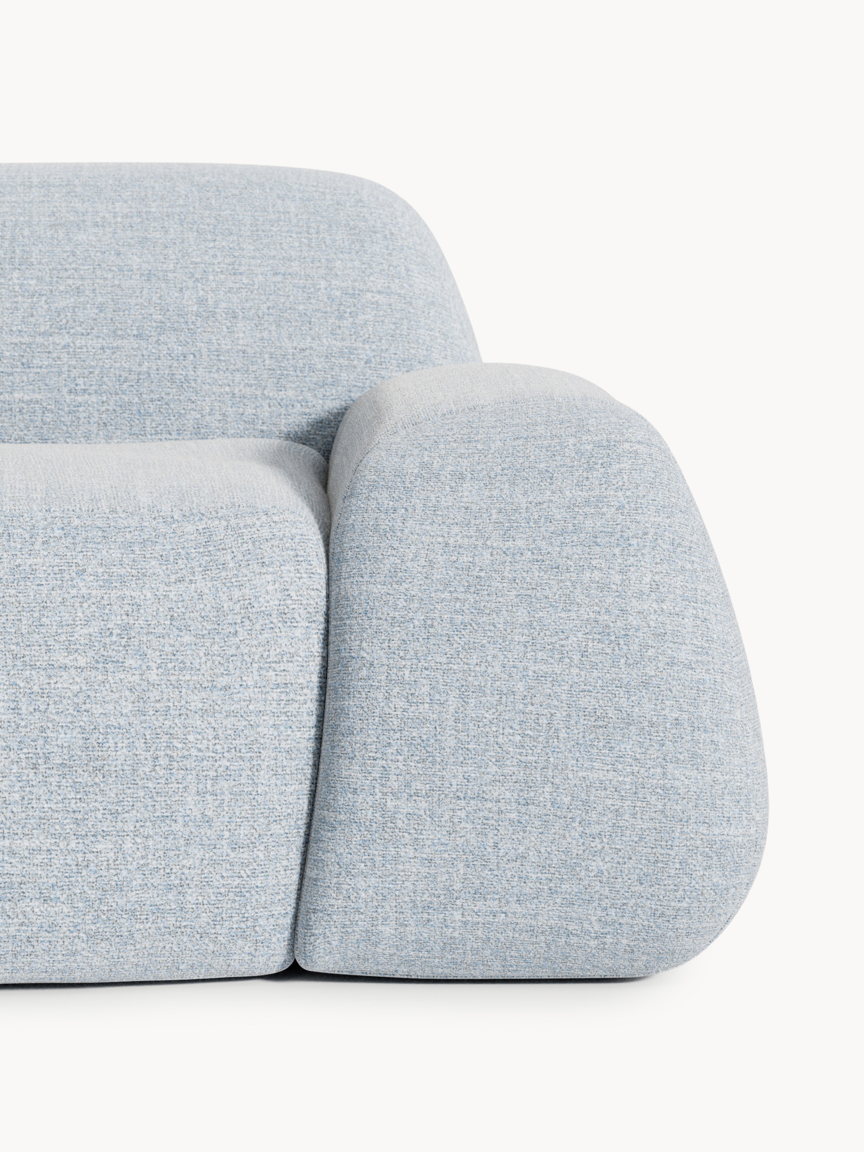 Wolke XL Modular Bouclé Corner Sofa with Chaise End