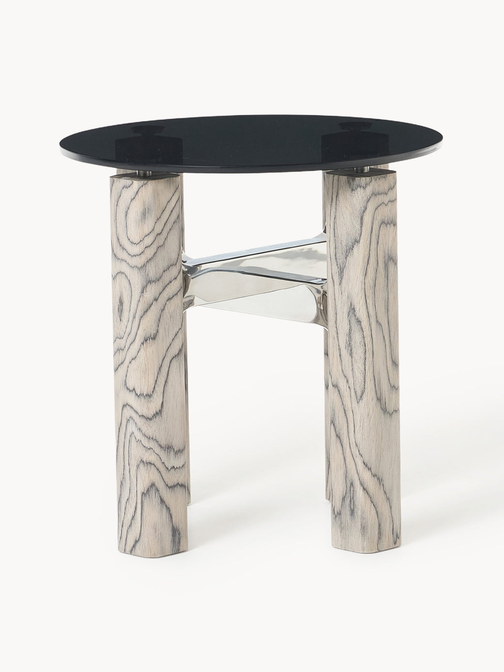 Sam Side Table with Glass Top