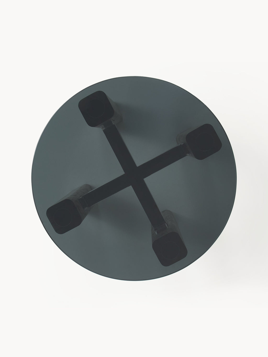 Sam Side Table with Glass Top