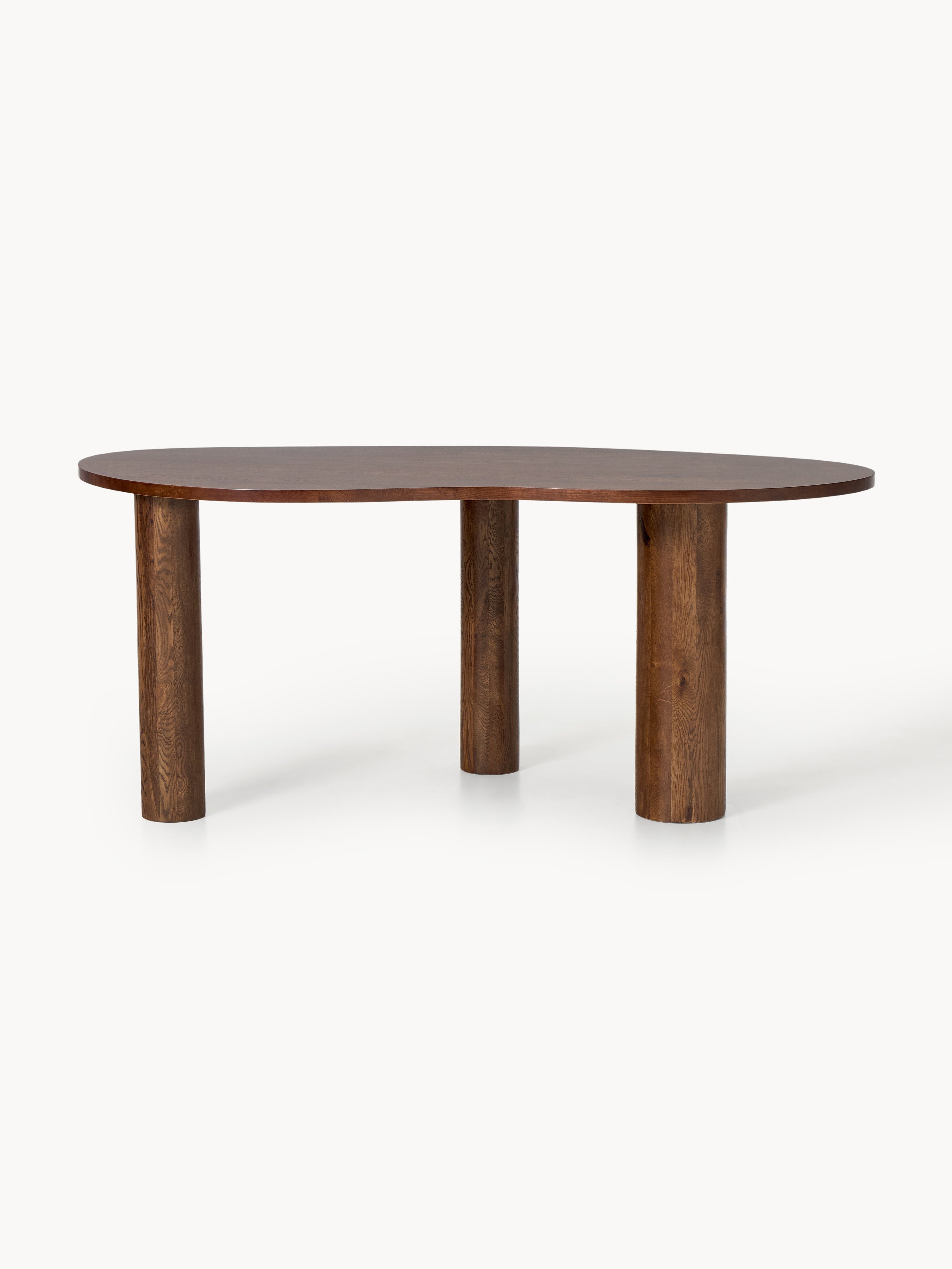 Naruto Organic-Shaped Oak Wood Dining Table, in various sizes