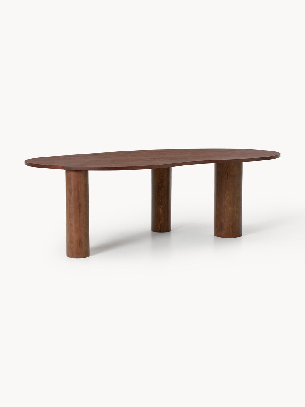 Naruto Organic-Shaped Oak Wood Dining Table, in various sizes