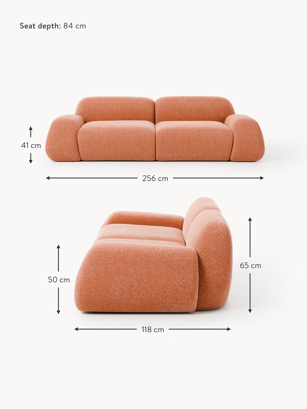Wolke Modular Sofa (3-seater)
