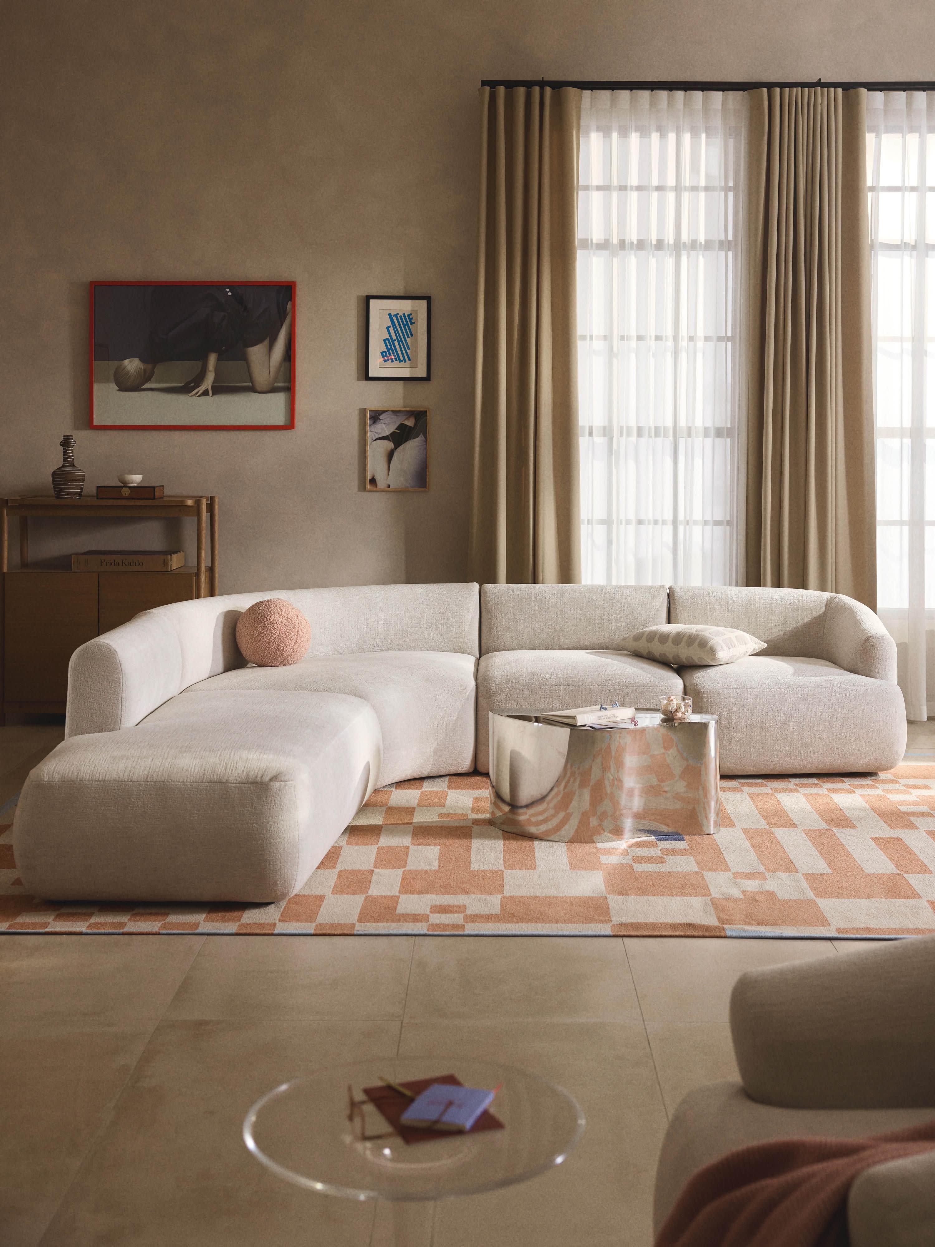 Sofia Modular Corner Sofa (4-seater)