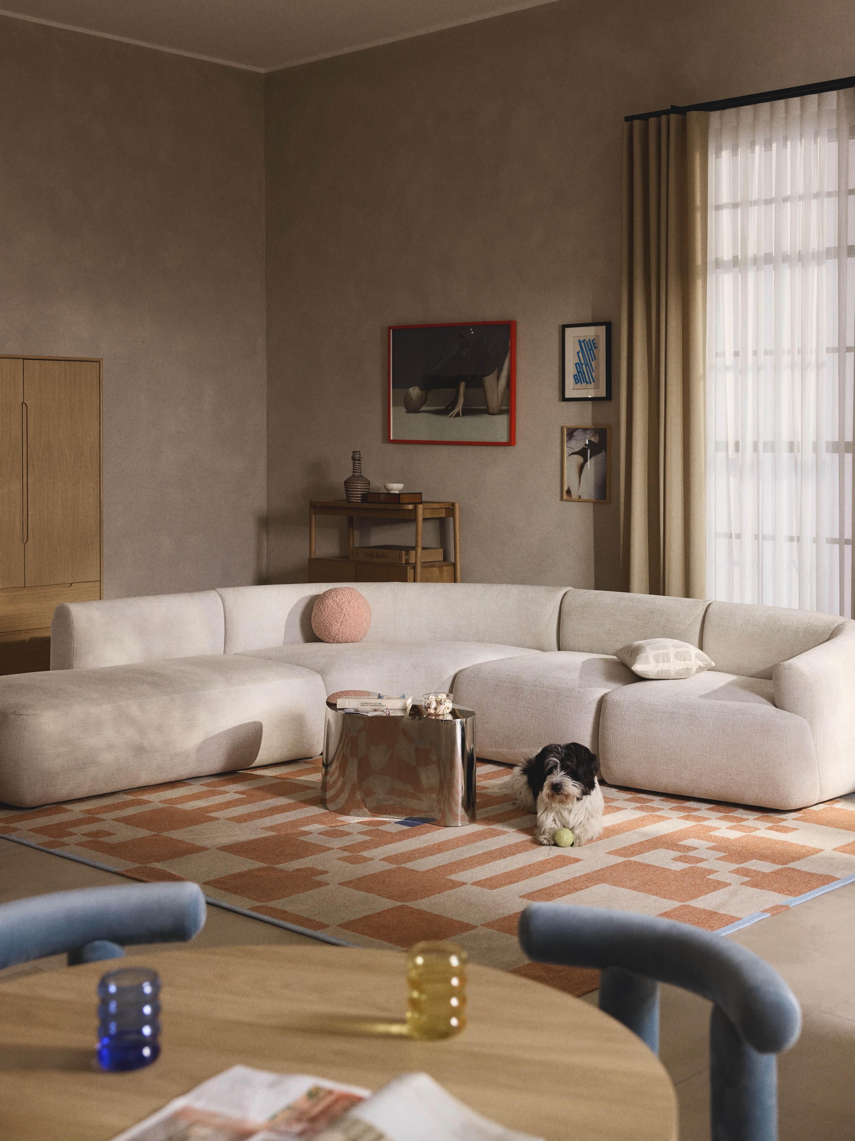 Sofia Modular Corner Sofa (4-seater)
