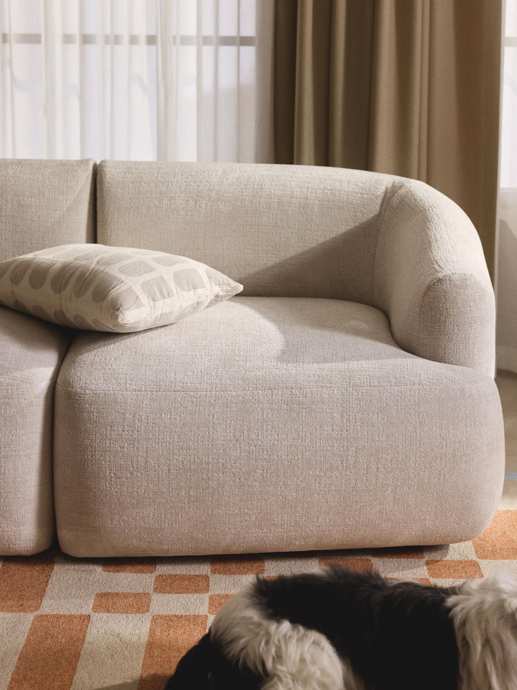 Sofia Modular Corner Sofa (4-seater)