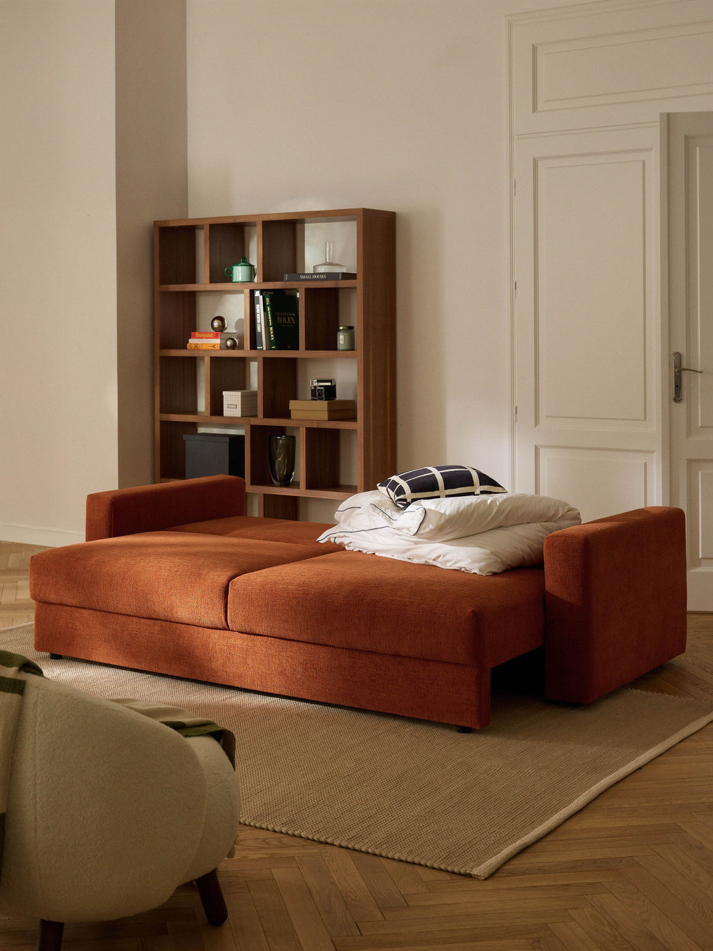 Tasha Velvet Sofa Bed (3-seater)