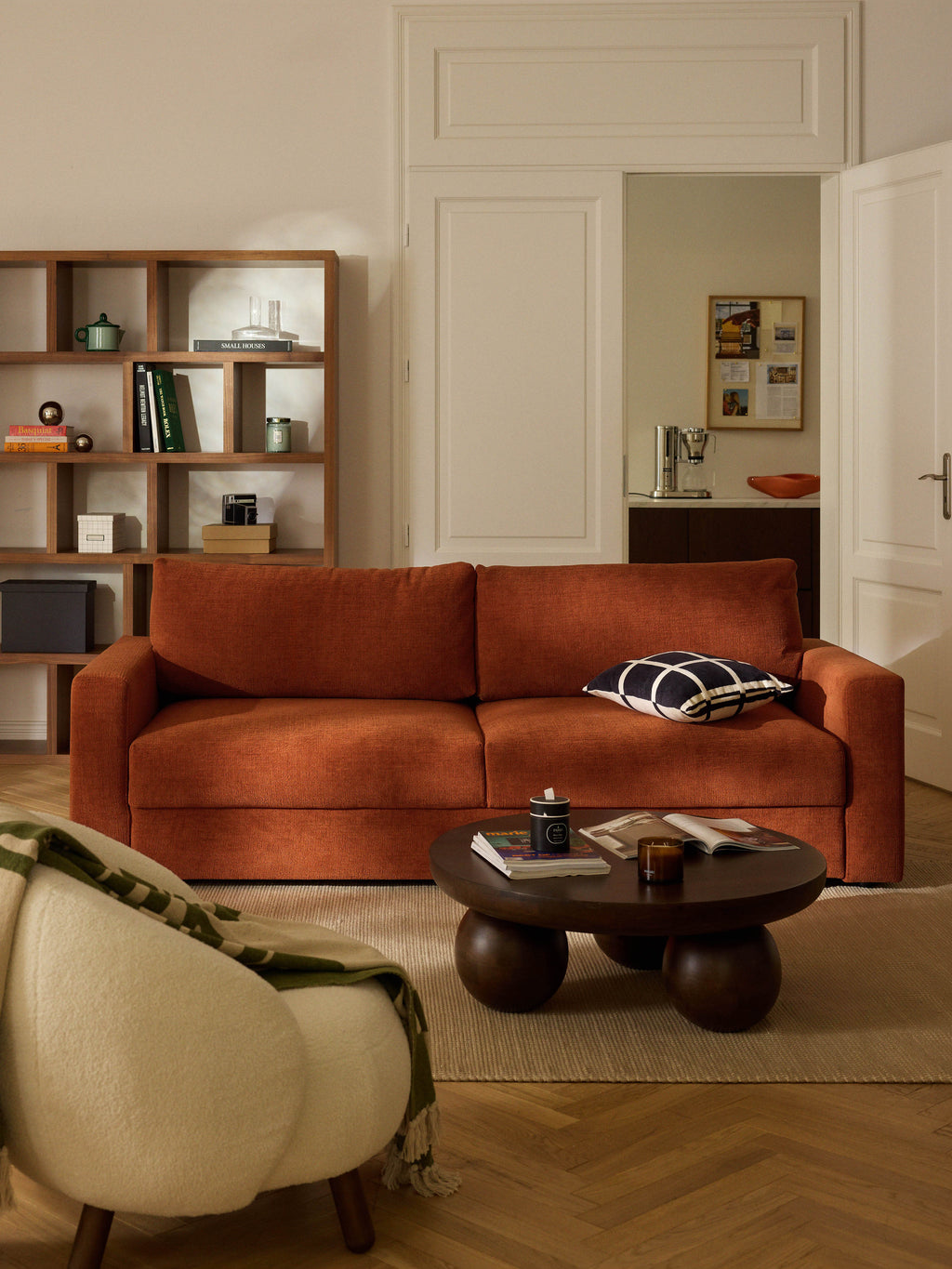 Tasha Velvet Sofa Bed (3-seater)