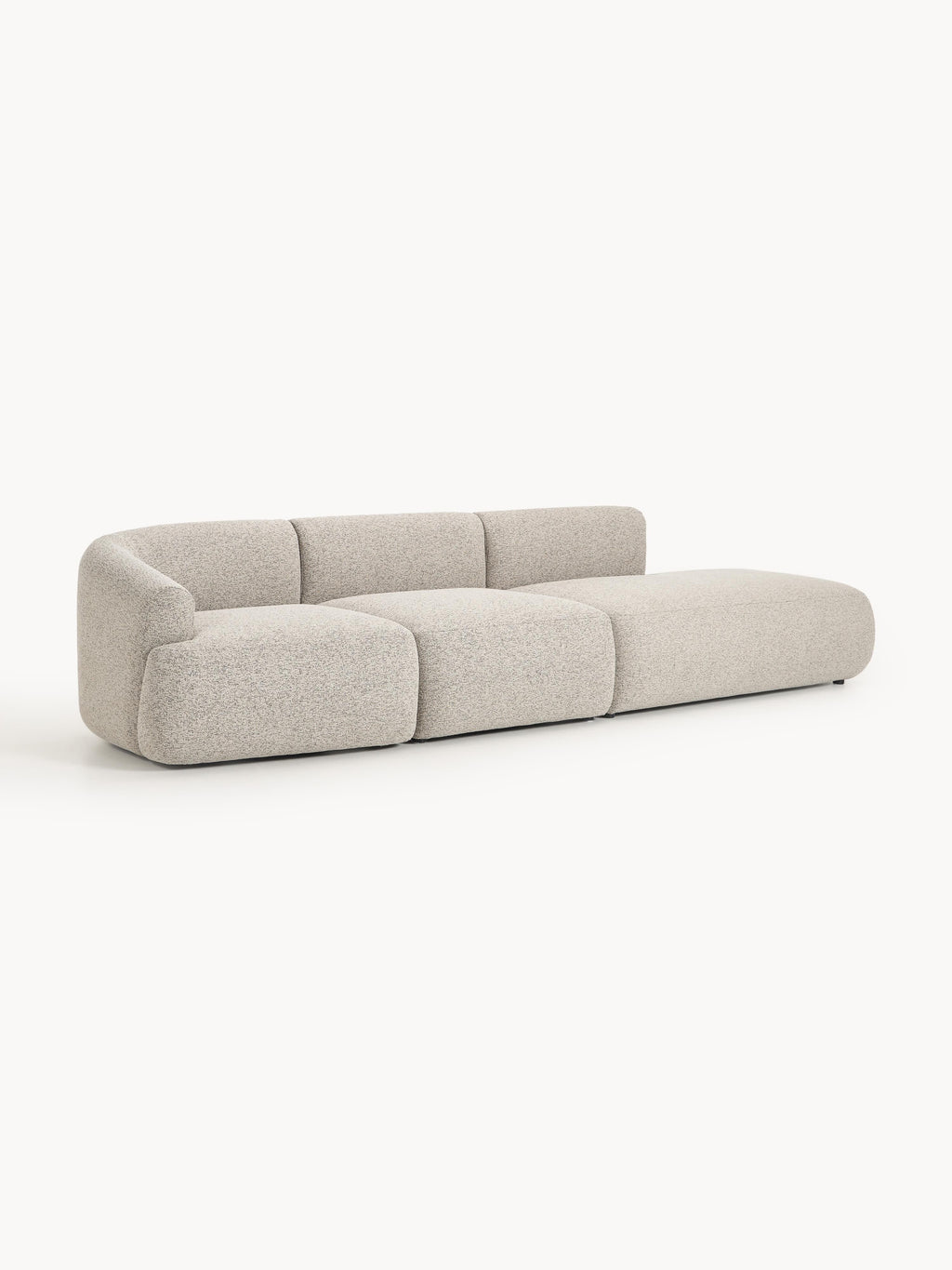 Sofia Modular Bouclé Chaise (4-seater)