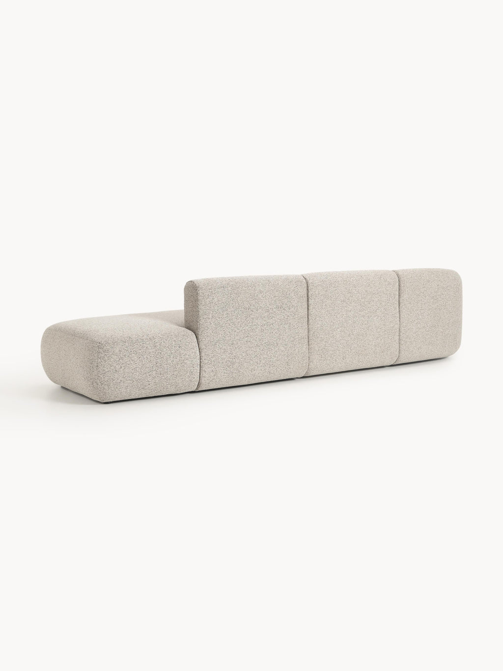Sofia Modular Bouclé Chaise (4-seater)