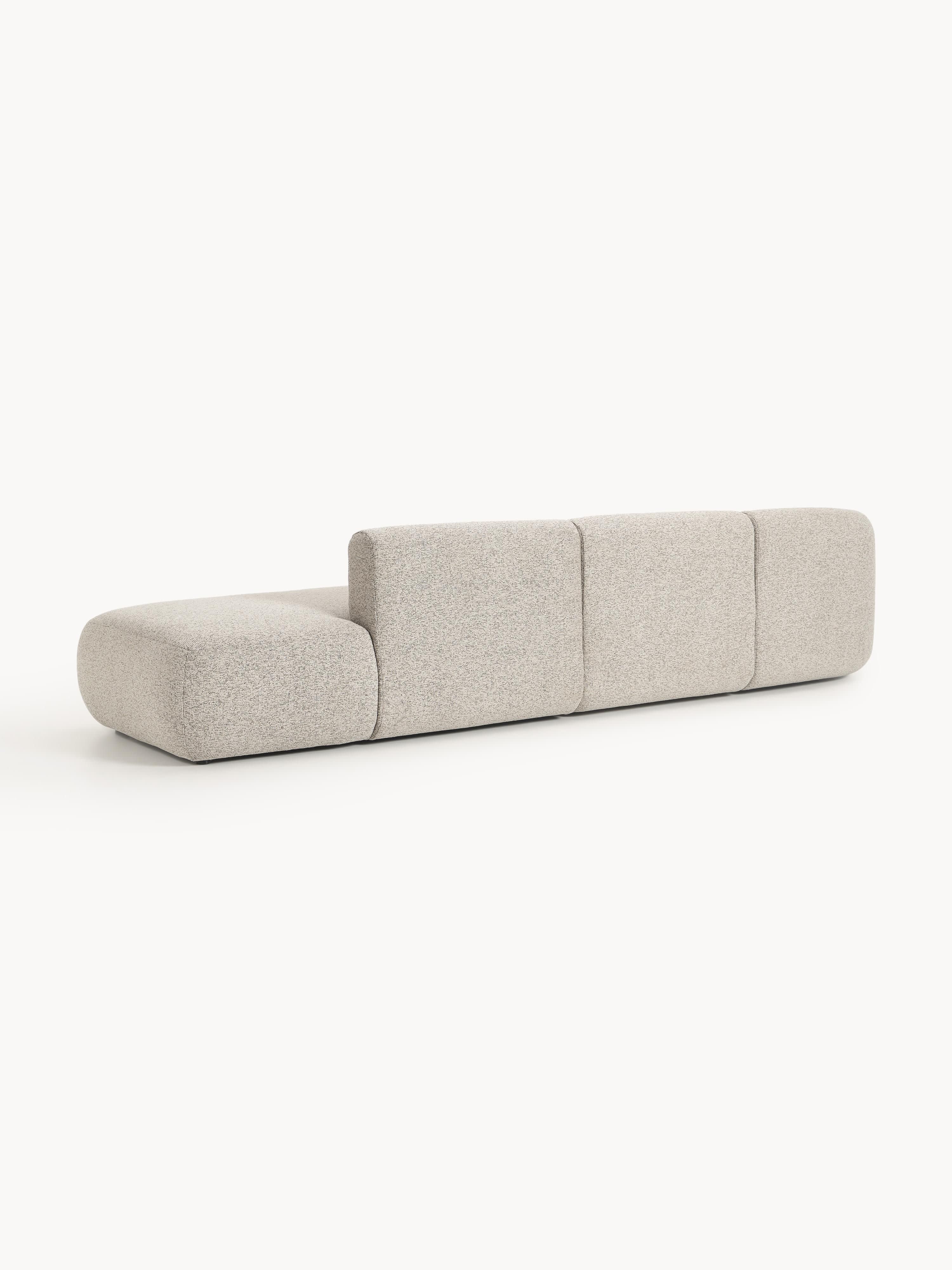 Sofia Modular Bouclé Chaise (4-seater)