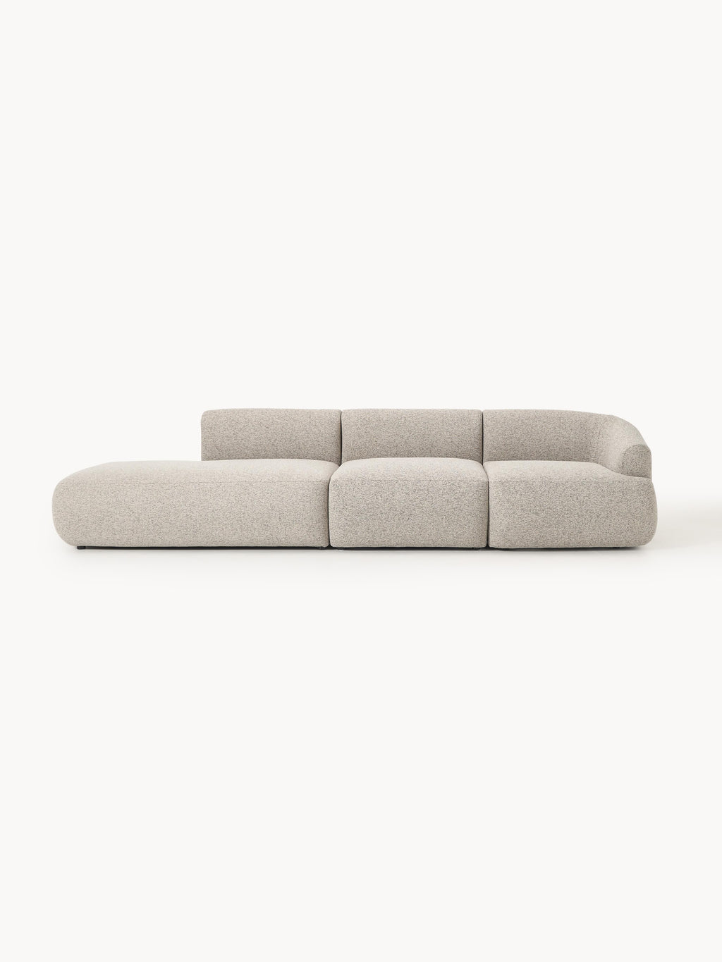 Sofia Modular Bouclé Chaise (4-seater)