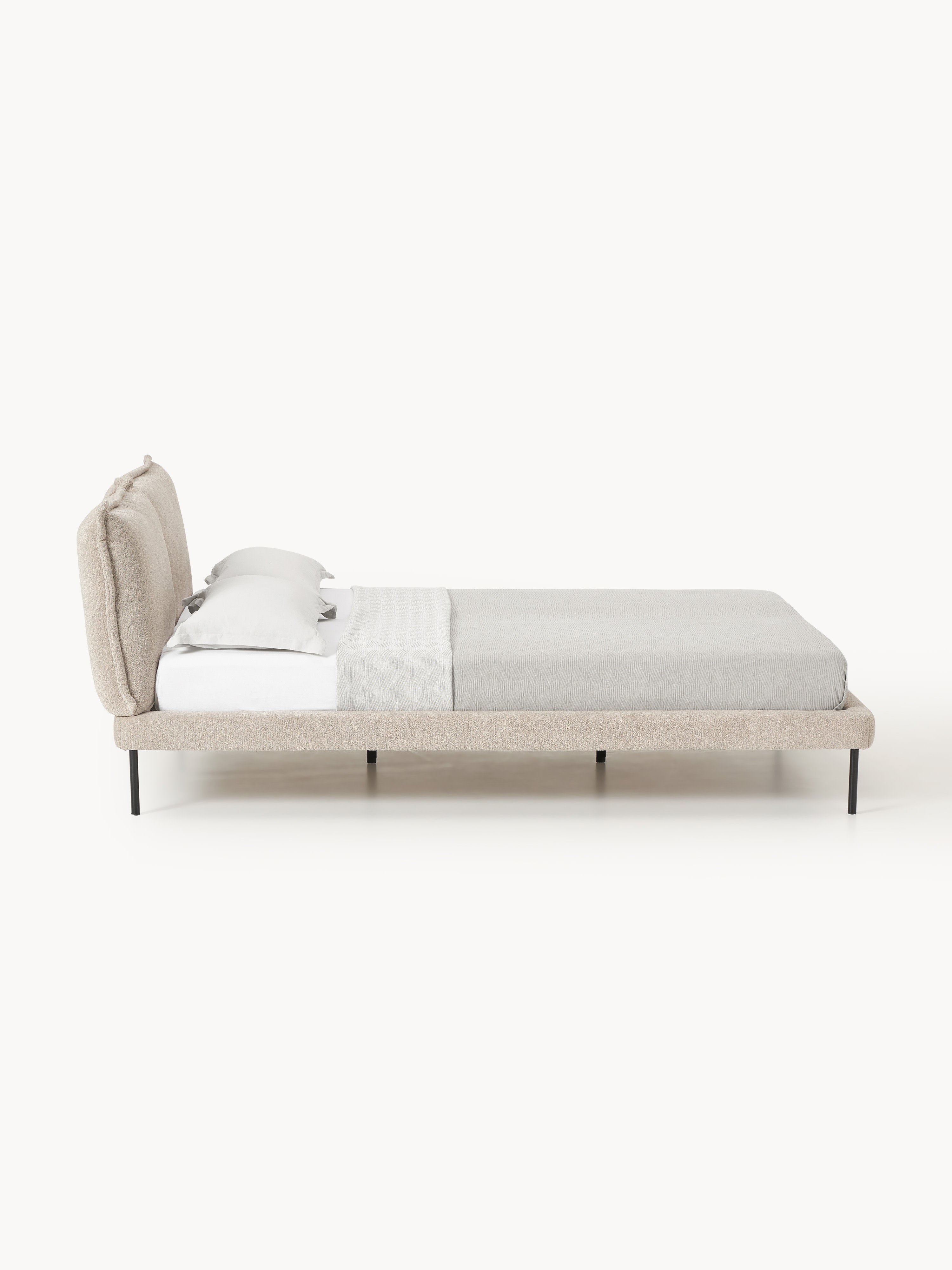 Amelia Upholstered Teddy Bouclé Bed