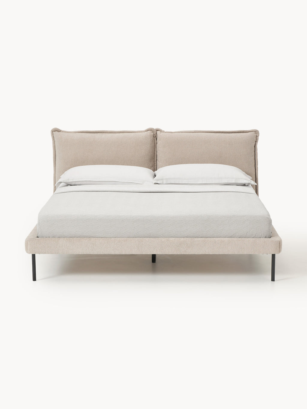 Amelia Upholstered Teddy Bouclé Bed