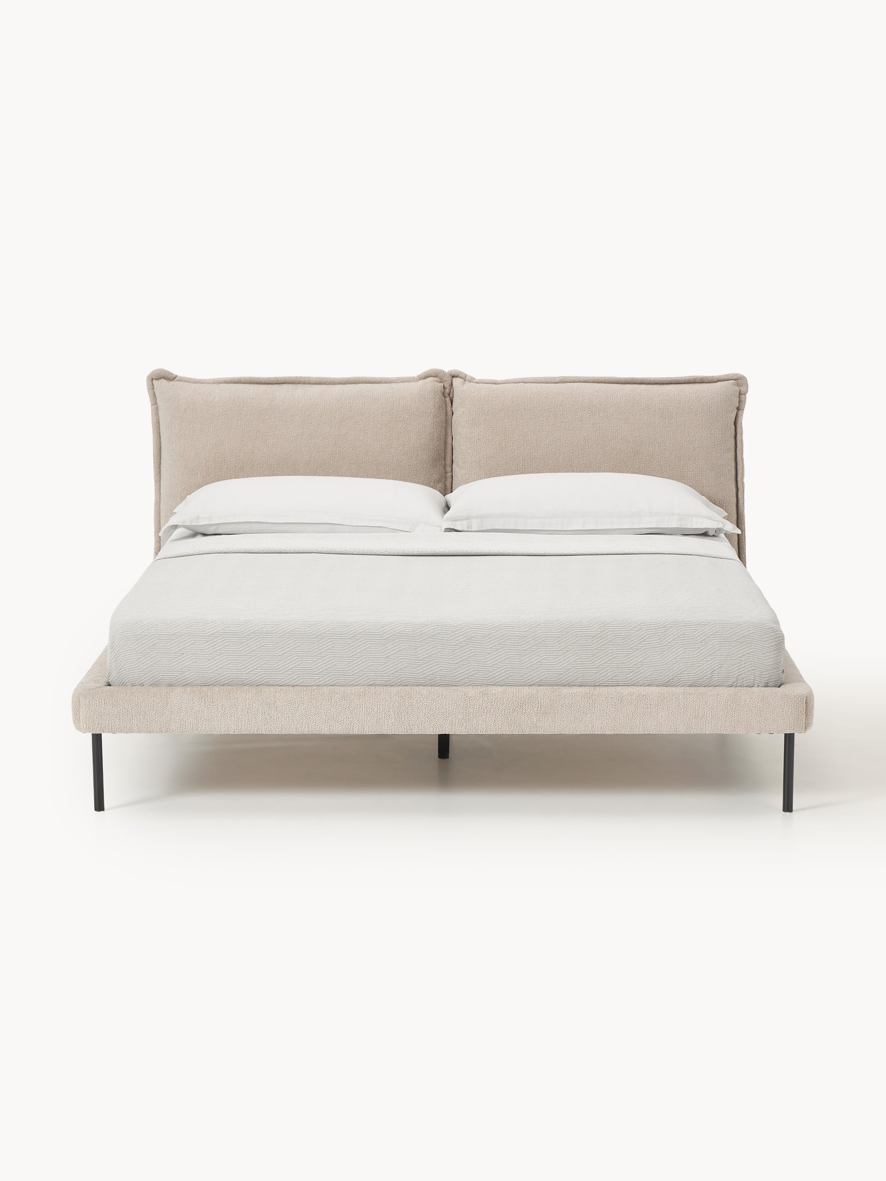 Amelia Upholstered Teddy Bouclé Bed