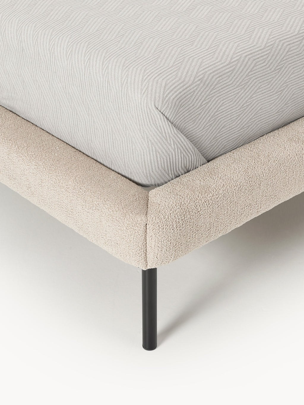 Amelia Upholstered Teddy Bouclé Bed