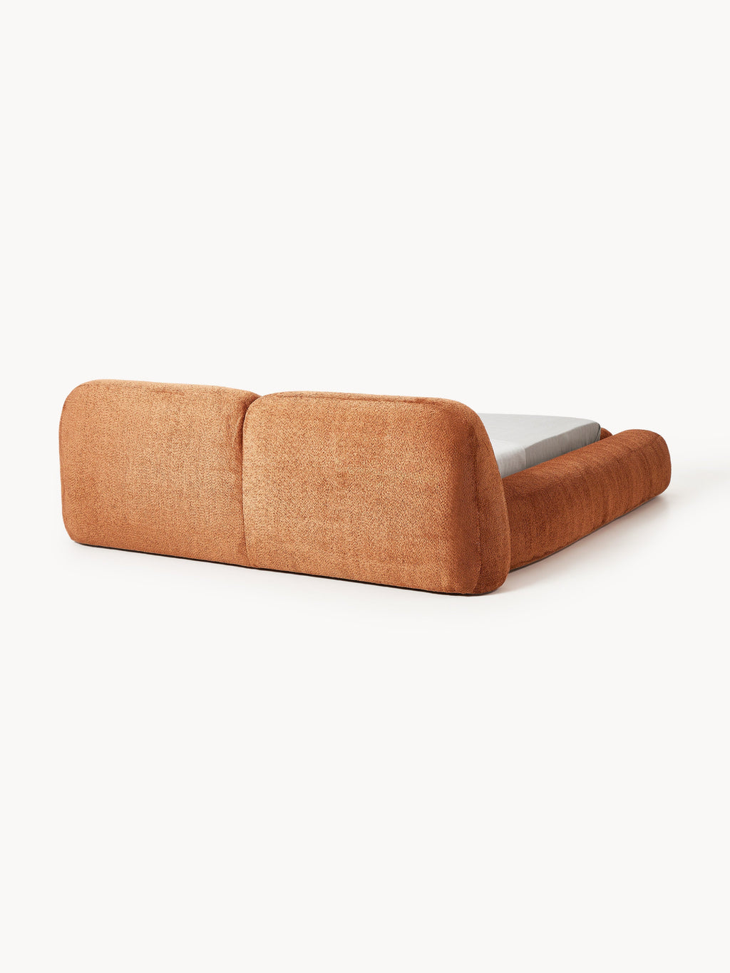 Wolke Upholstered Teddy Bouclé Bed with Storage