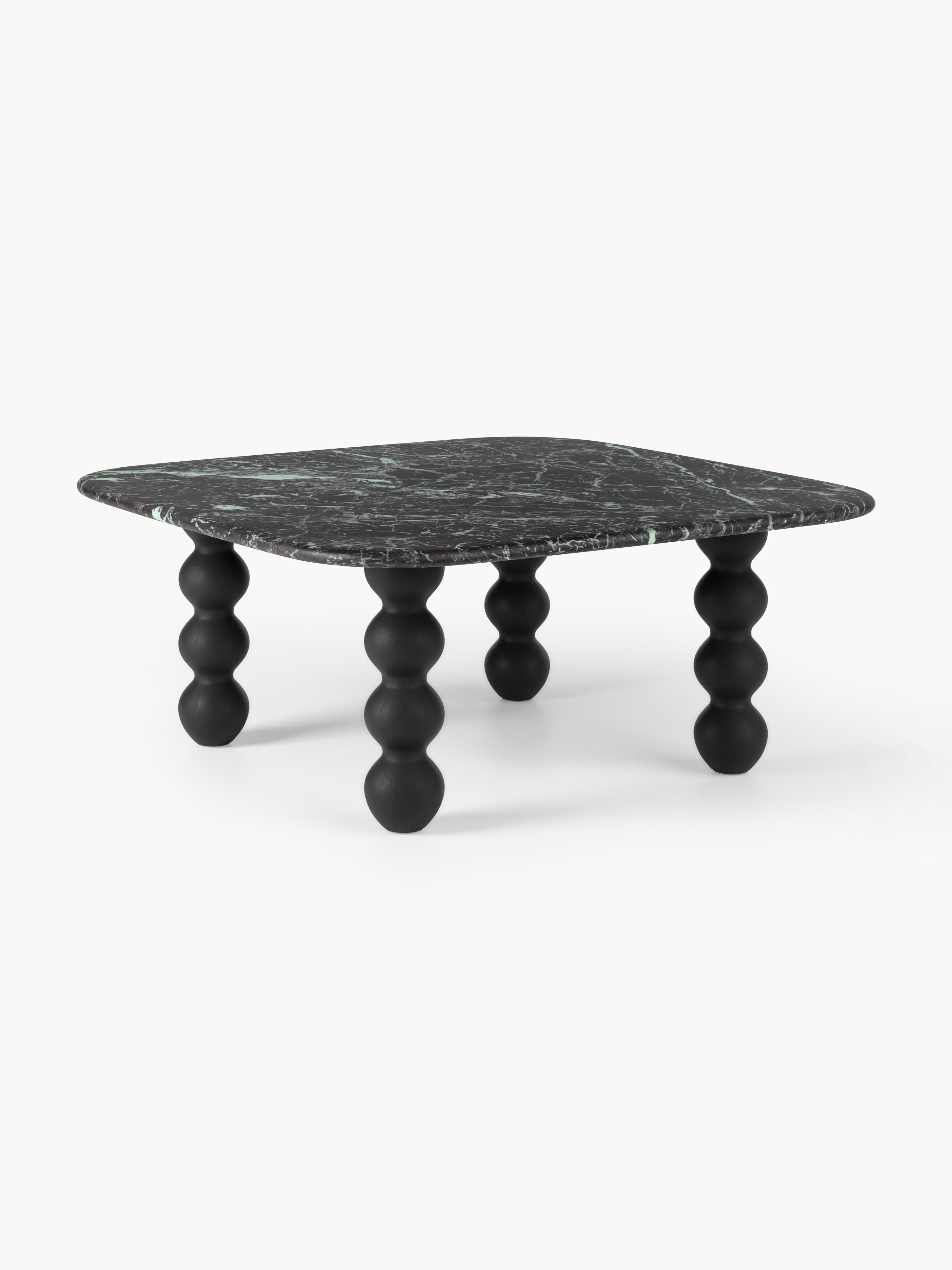 Gallery image 1 - Marble Coffee Table Lyndi with Oak Legs