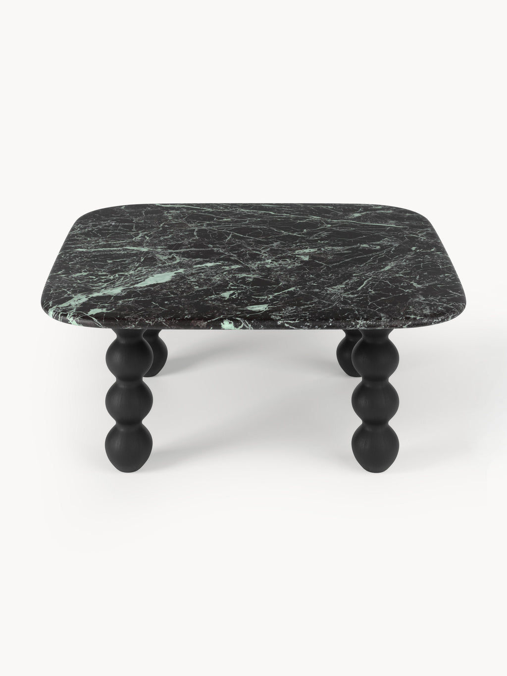 Lyndi Marble Coffee Table with Oak Legs