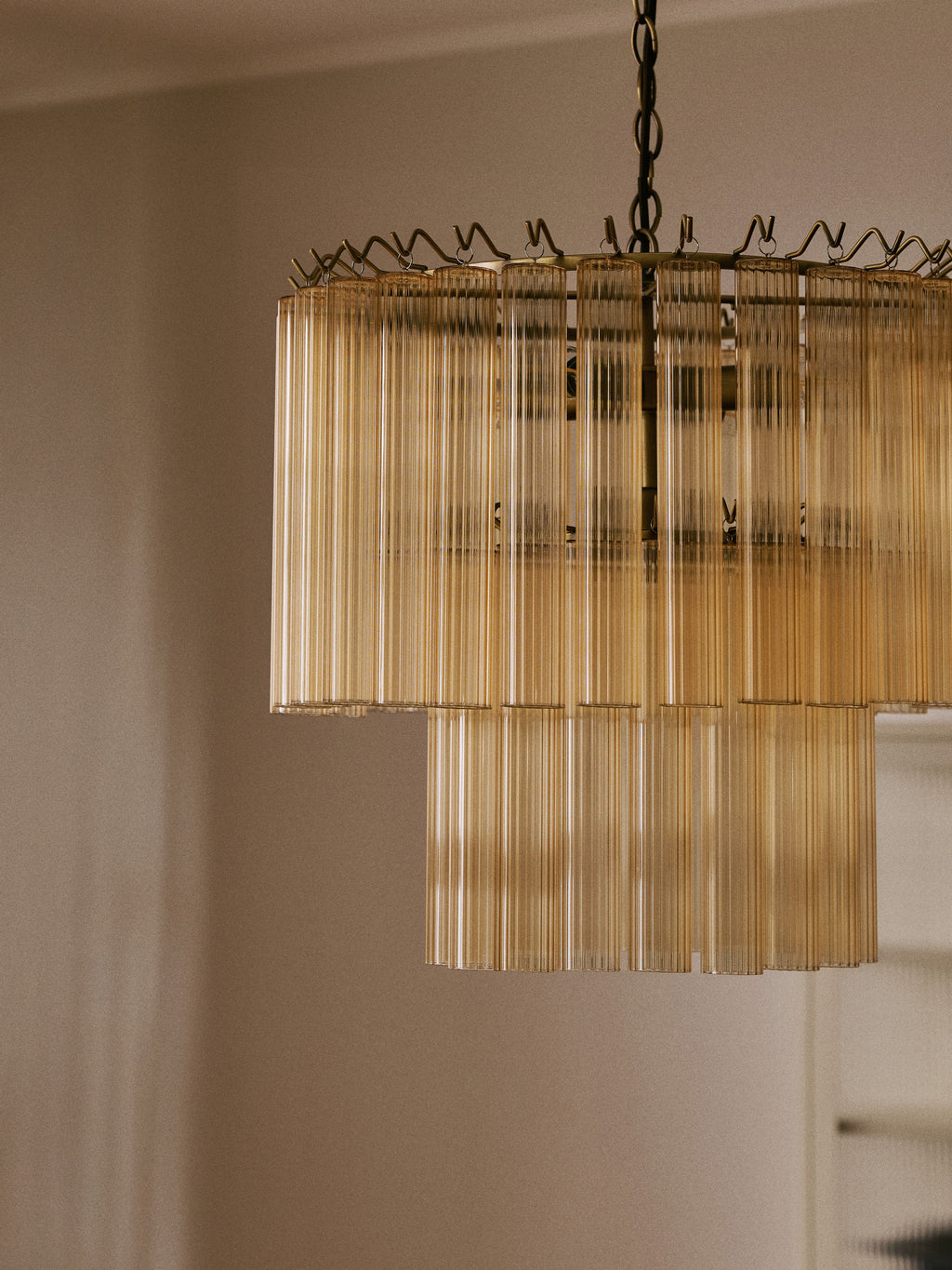 Janae Glass Chandelier