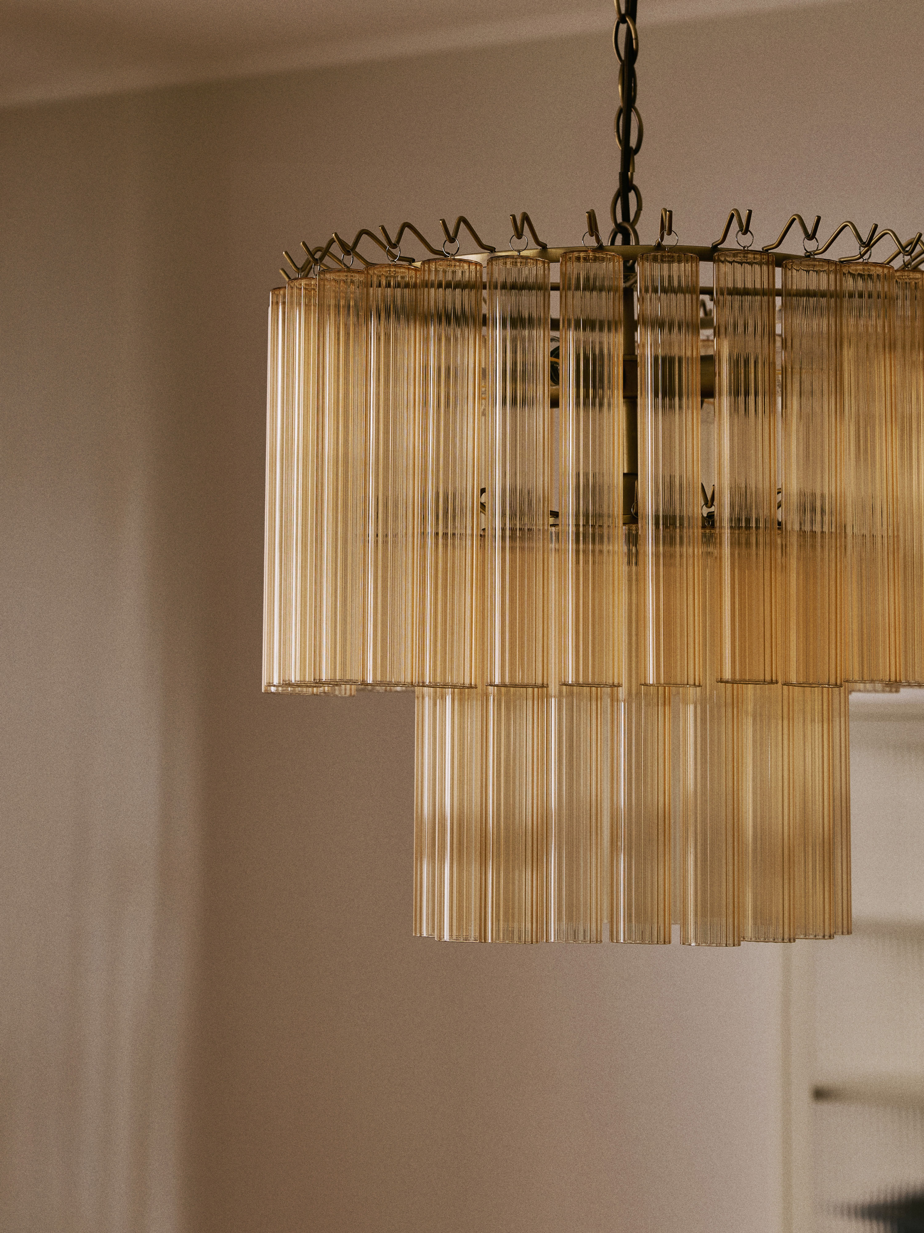 Janae Glass Chandelier