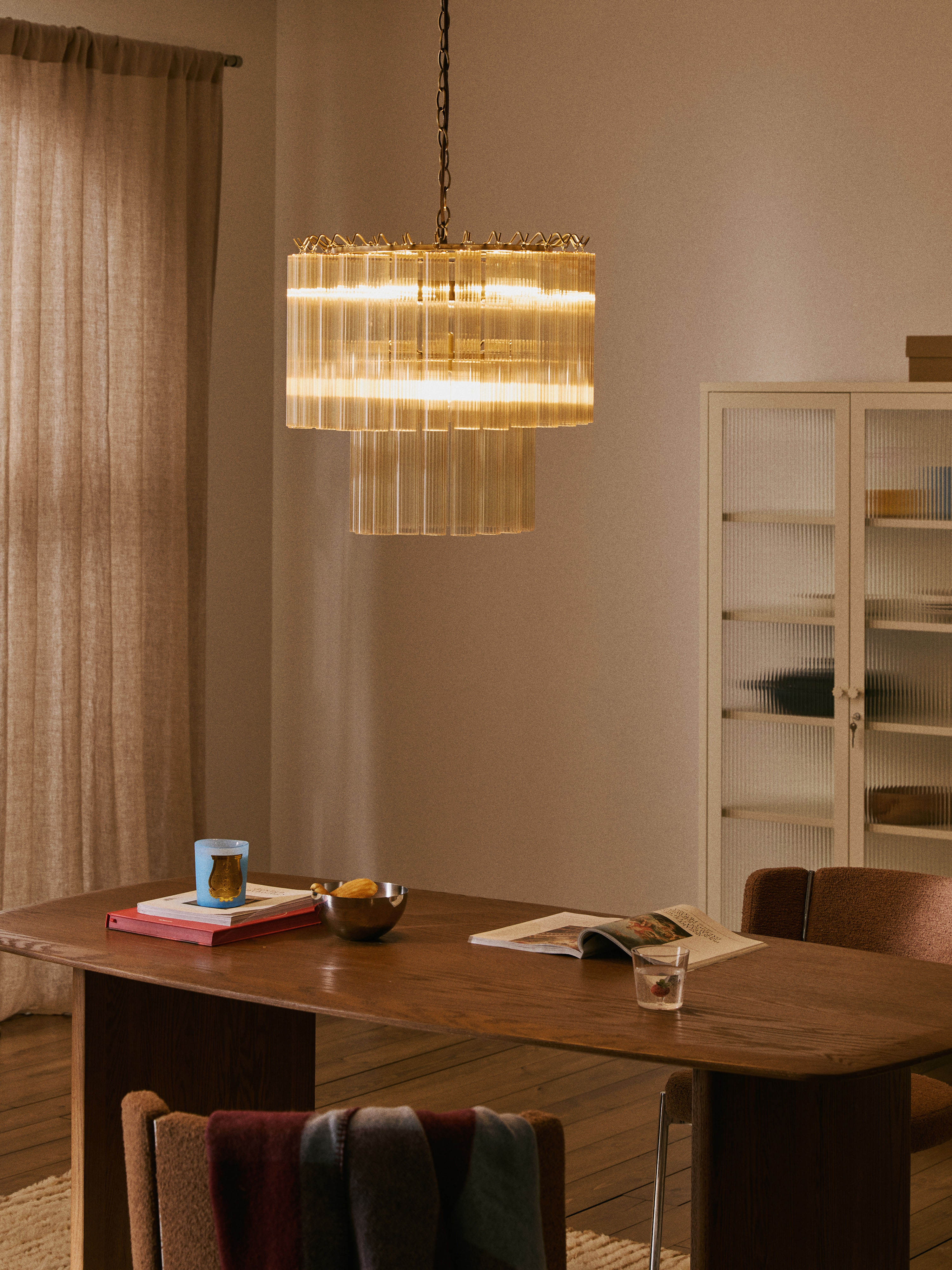 Janae Glass Chandelier