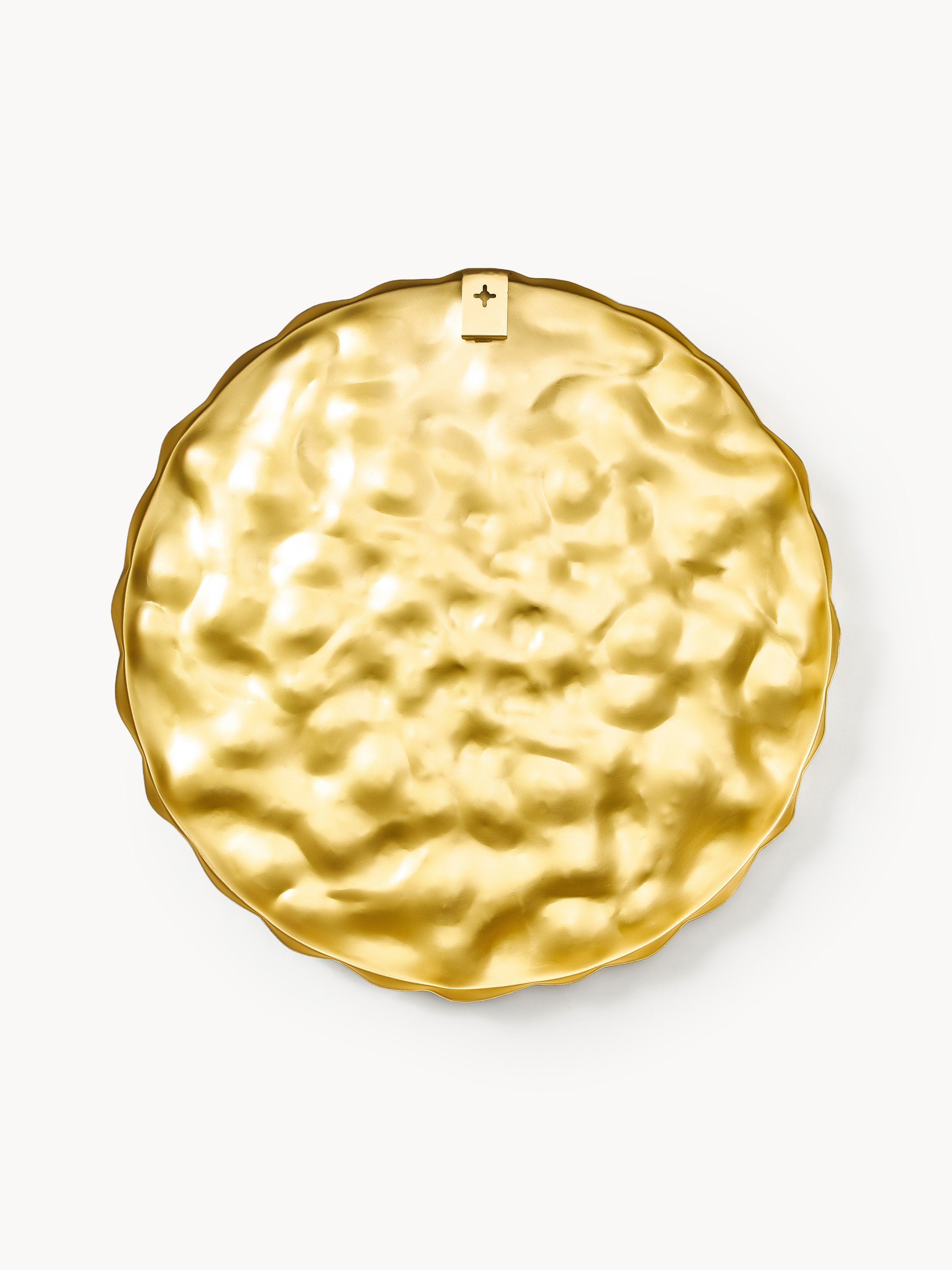 Splash Wall Object with Hammered Surface, Ø 100 cm