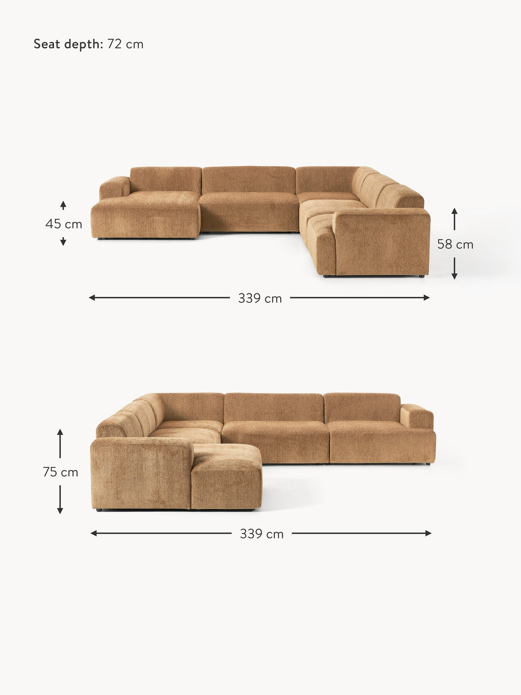Melva XL Corner Sofa