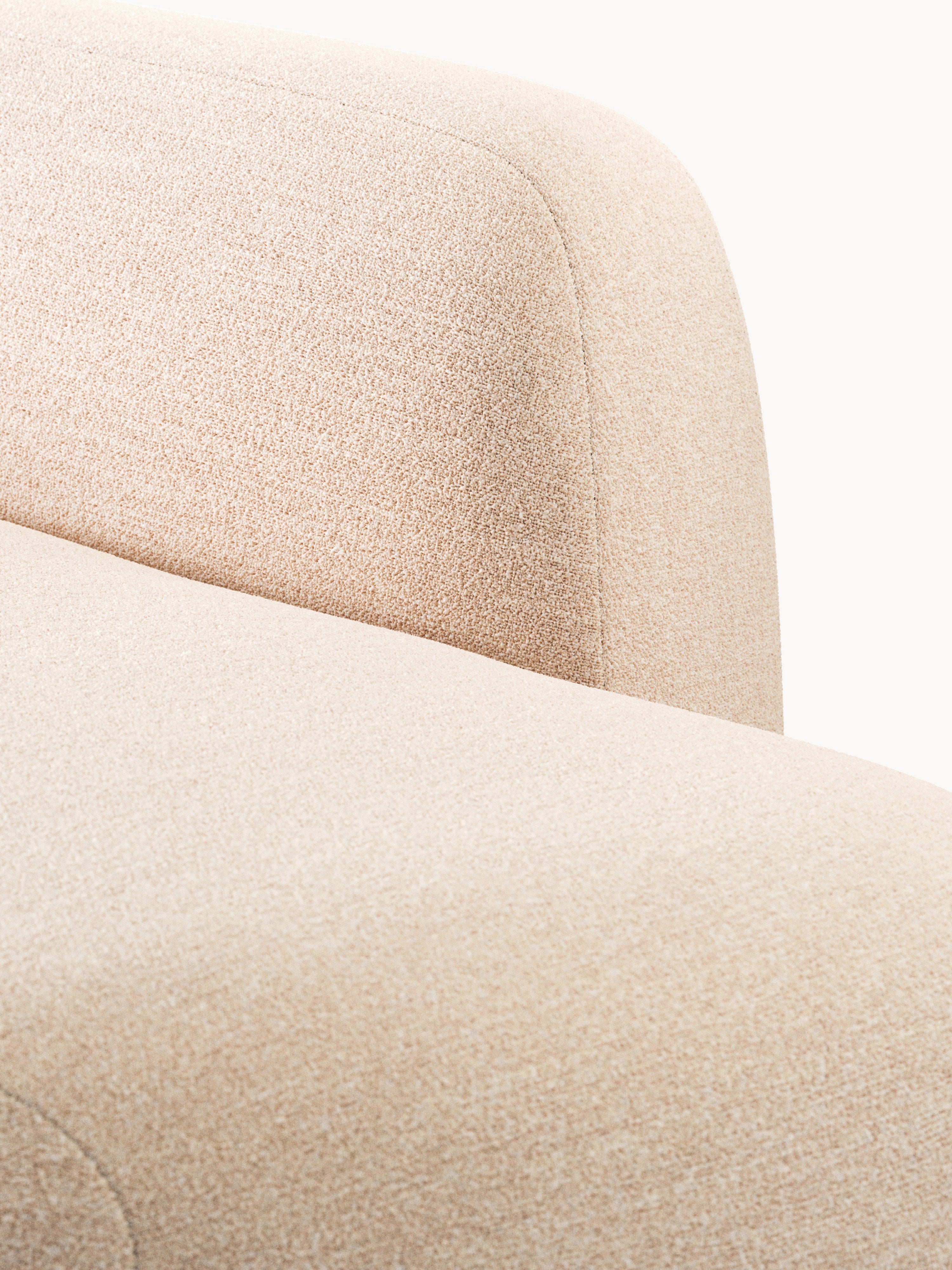 Wolke Bouclé Sofa (2-seater) with Chaise End