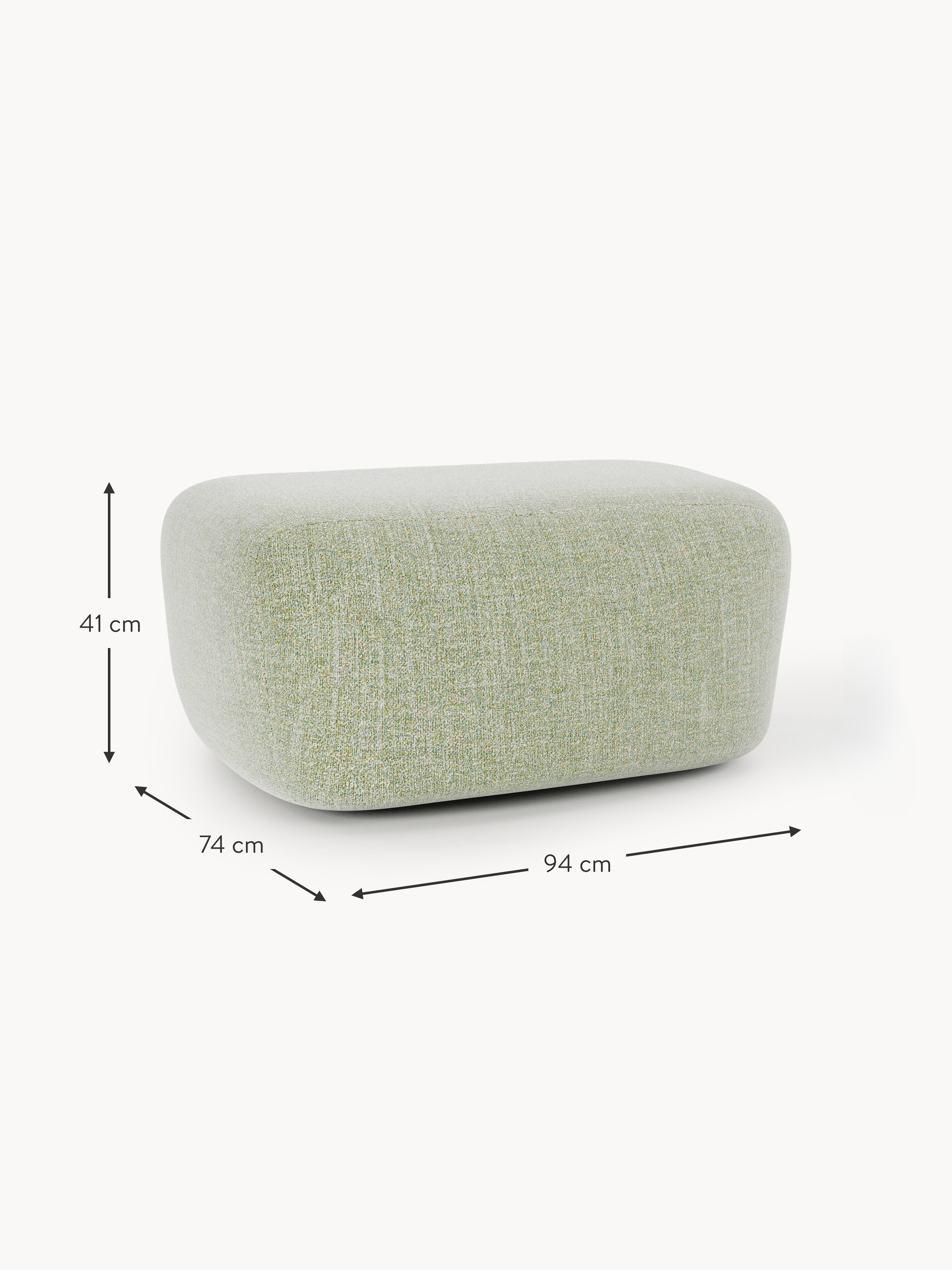 Wolke Large Bouclé Ottoman