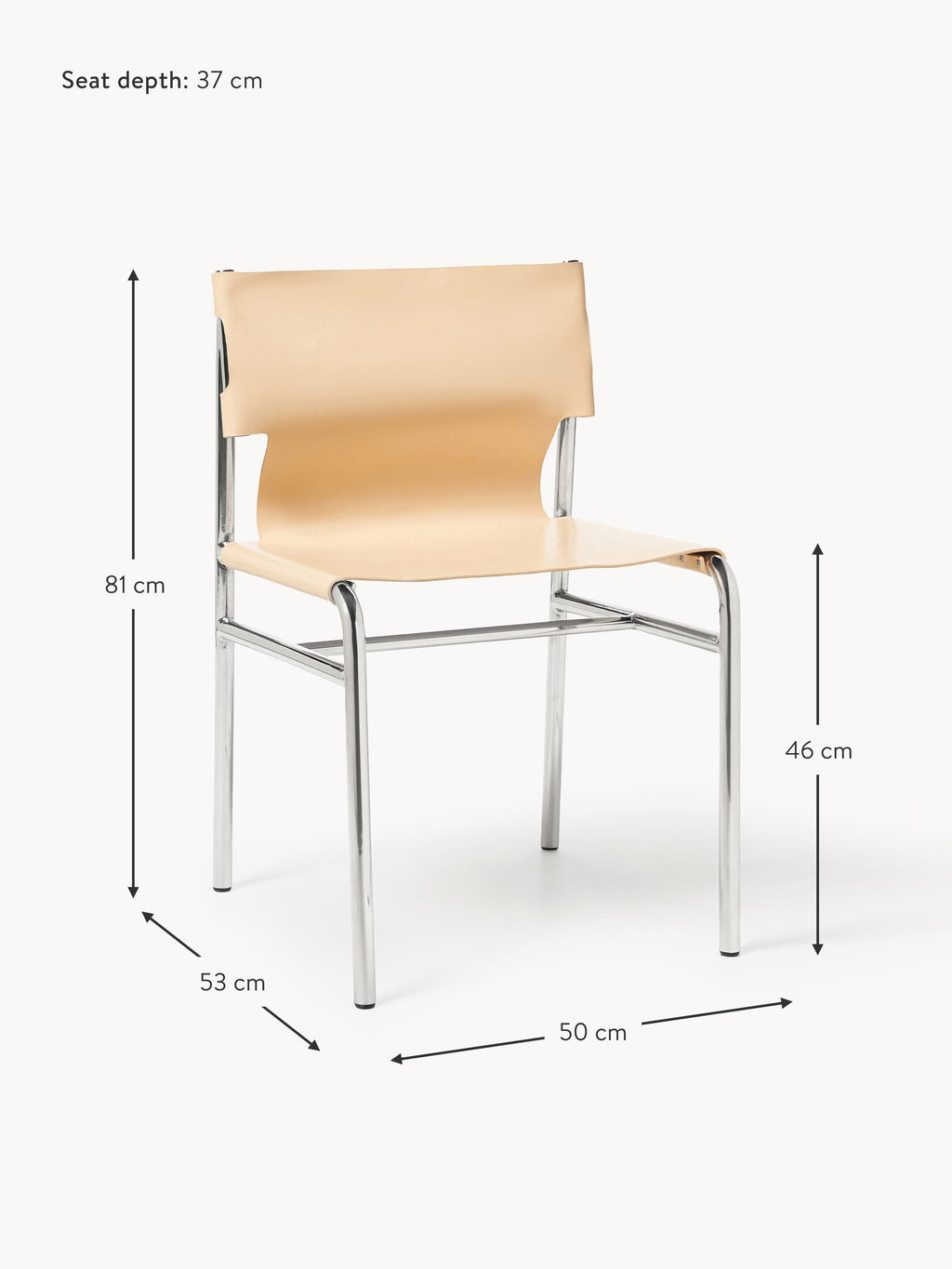 Jordan Leather Dining Chair