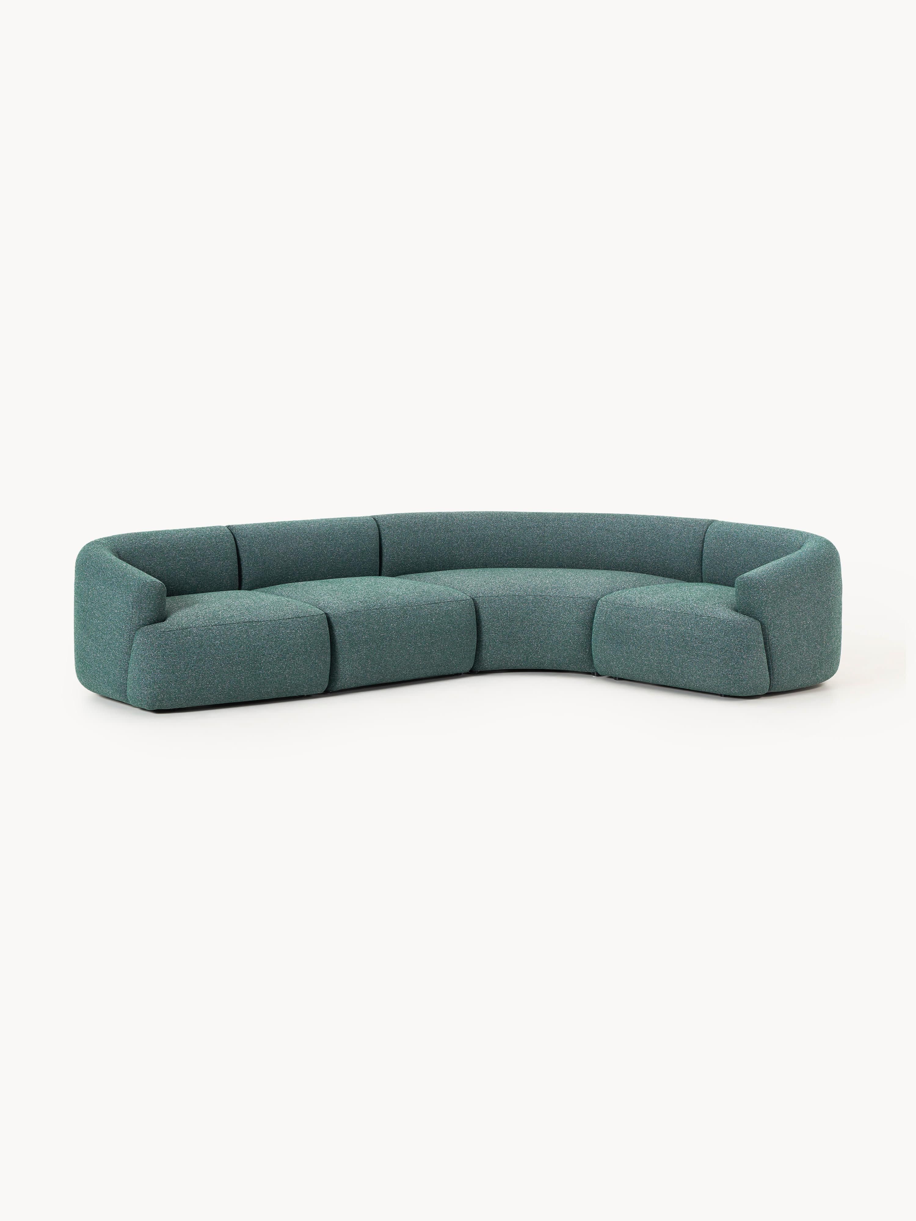 Sofia Modular Bouclé Corner Sofa (4-seater)