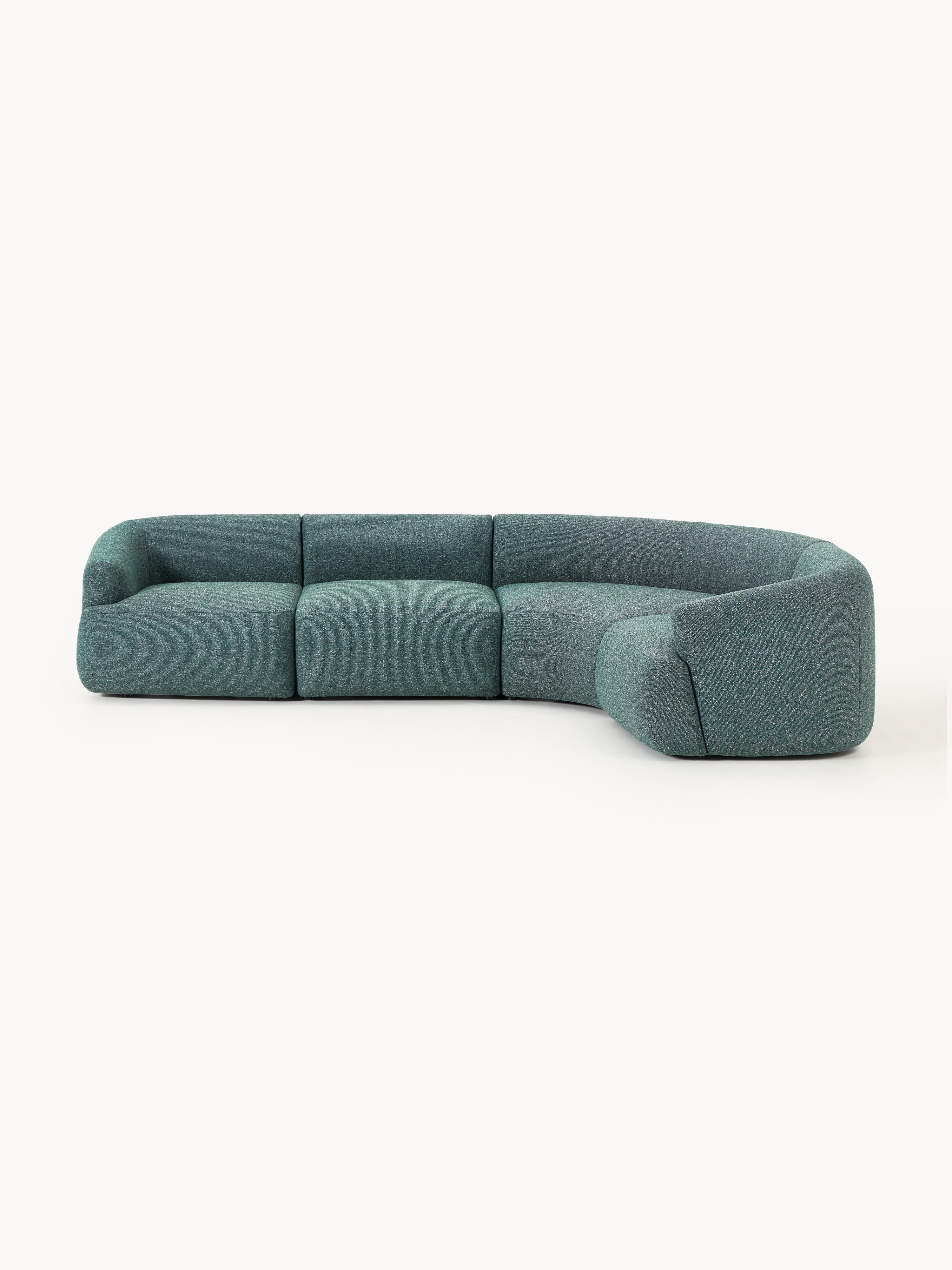 Sofia Modular Bouclé Corner Sofa (4-seater)