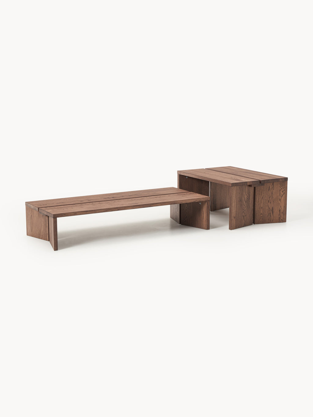 Gallery image 1 - Oak Wood Coffee Tables Amad, Set of 2