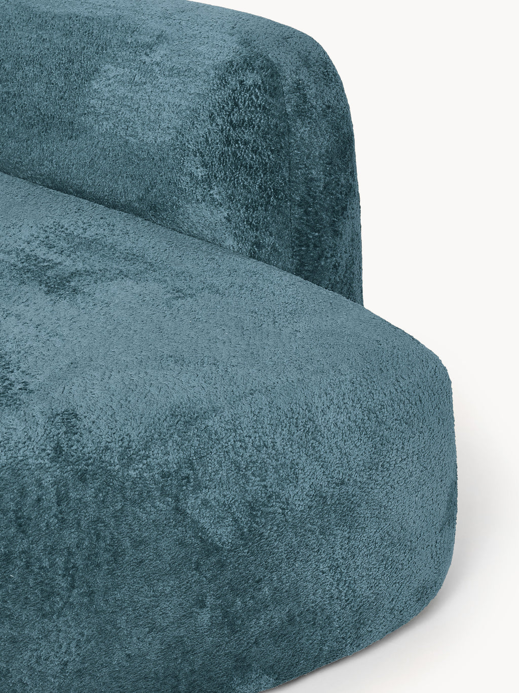 Wolke XL Modular Teddy Bouclé Corner Sofa with Chaise Ends