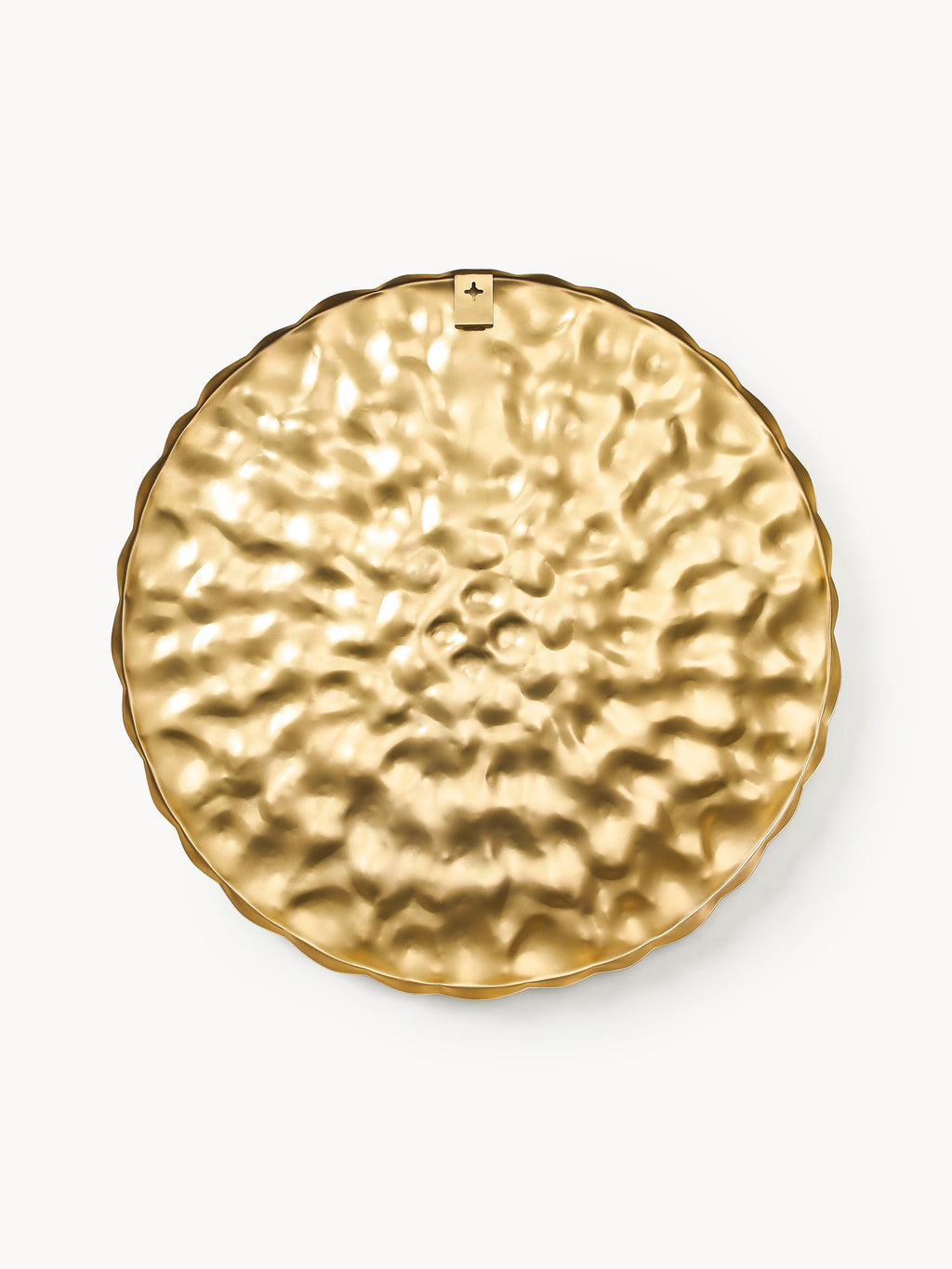 Splash Wall Object with Hammered Surface, Ø 120 cm