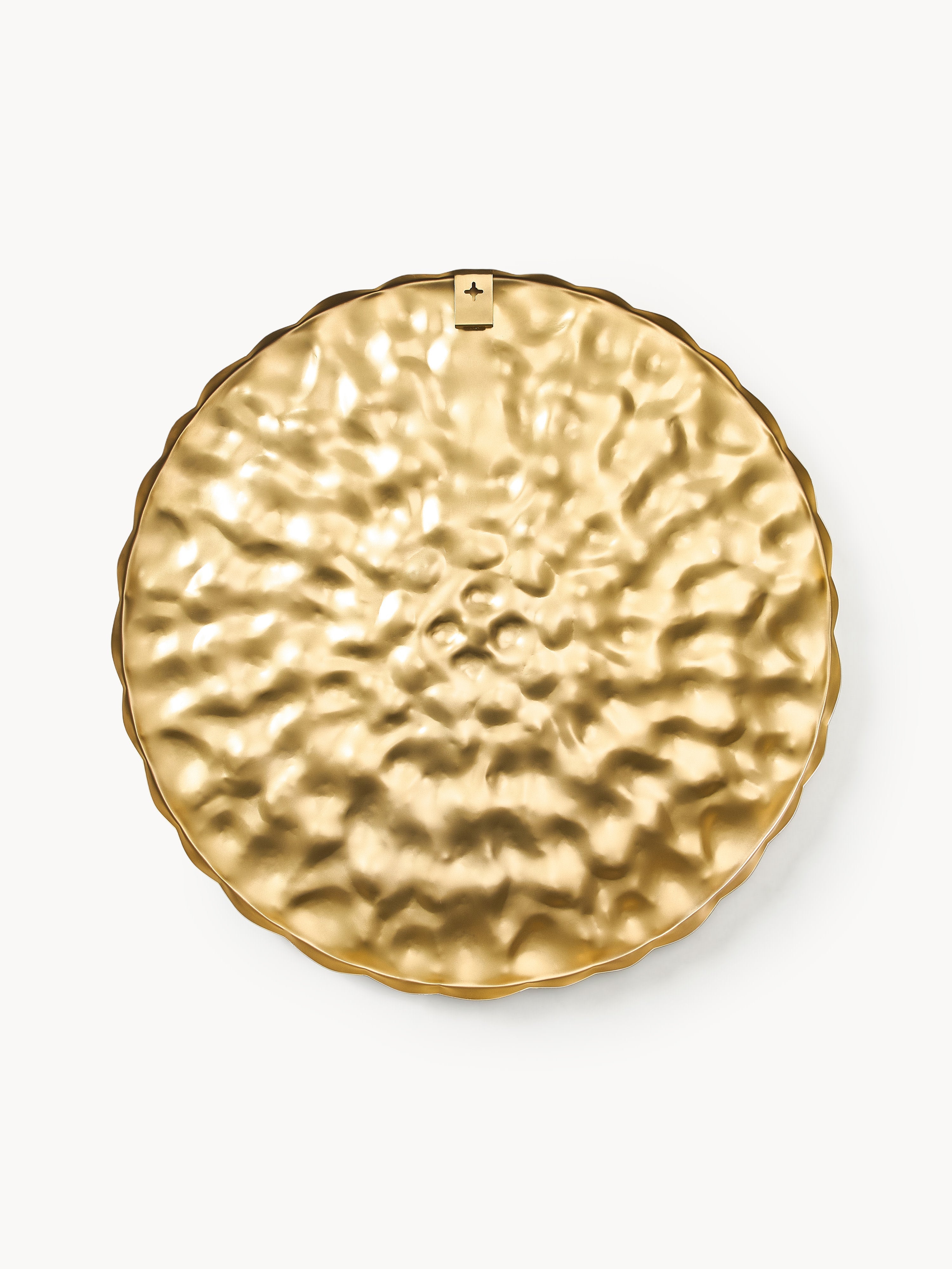 Splash Wall Object with Hammered Surface, Ø 120 cm