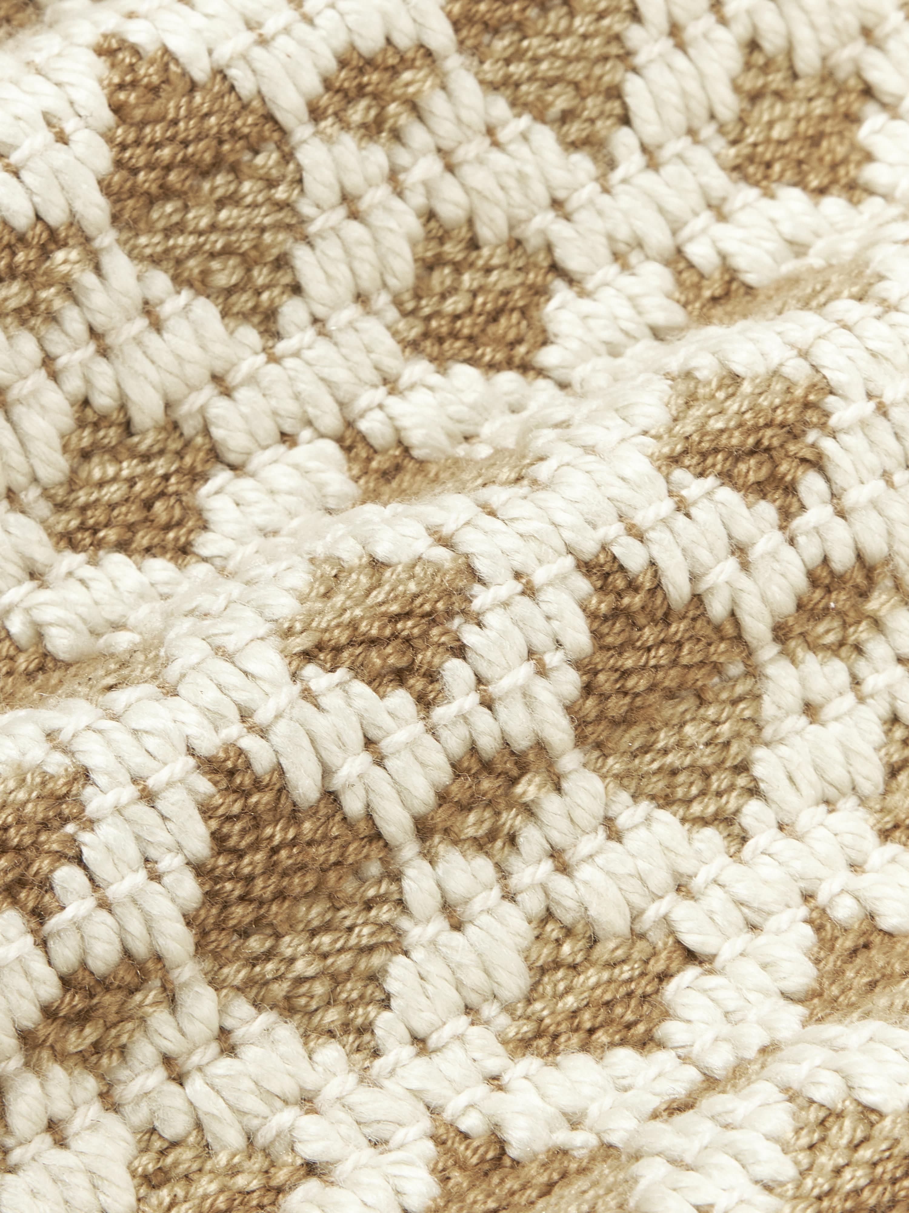 Yamir Outdoor Cushion Cover with Woven Pattern