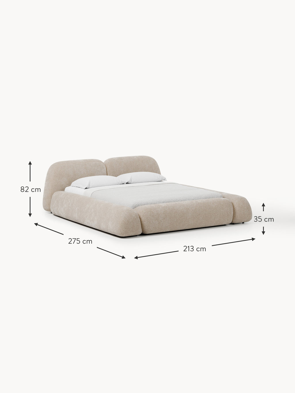 Wolke Upholstered Bed