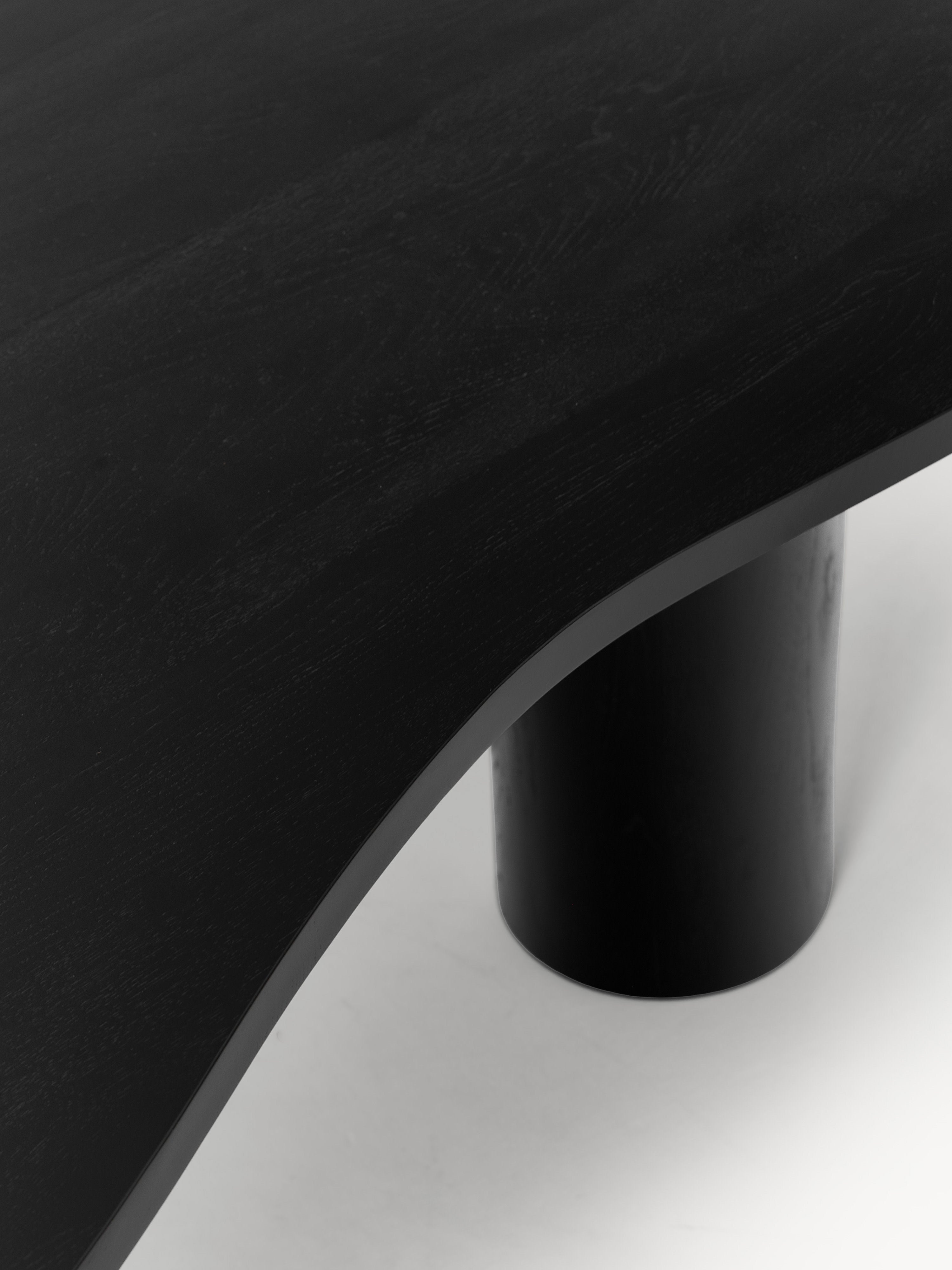 Naruto Organic-Shaped Oak Wood Dining Table, in various sizes