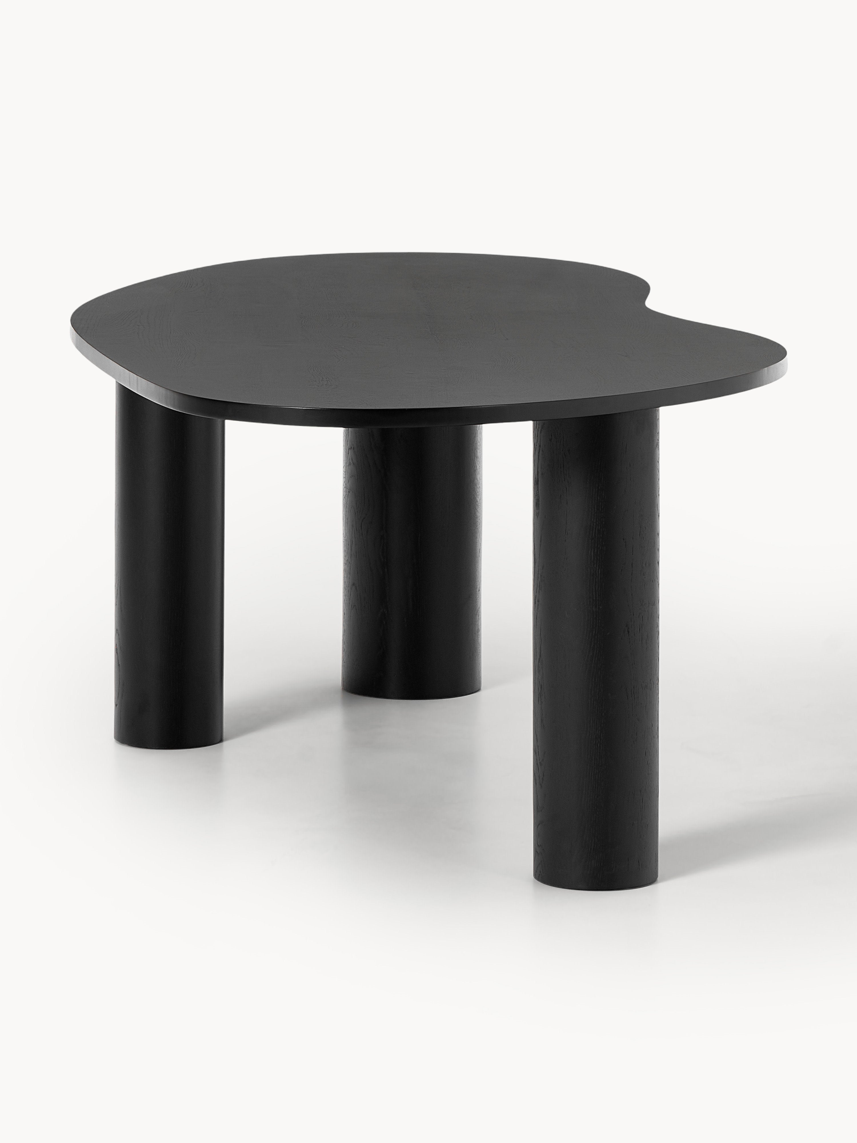 Naruto Organic-Shaped Oak Wood Dining Table, in various sizes