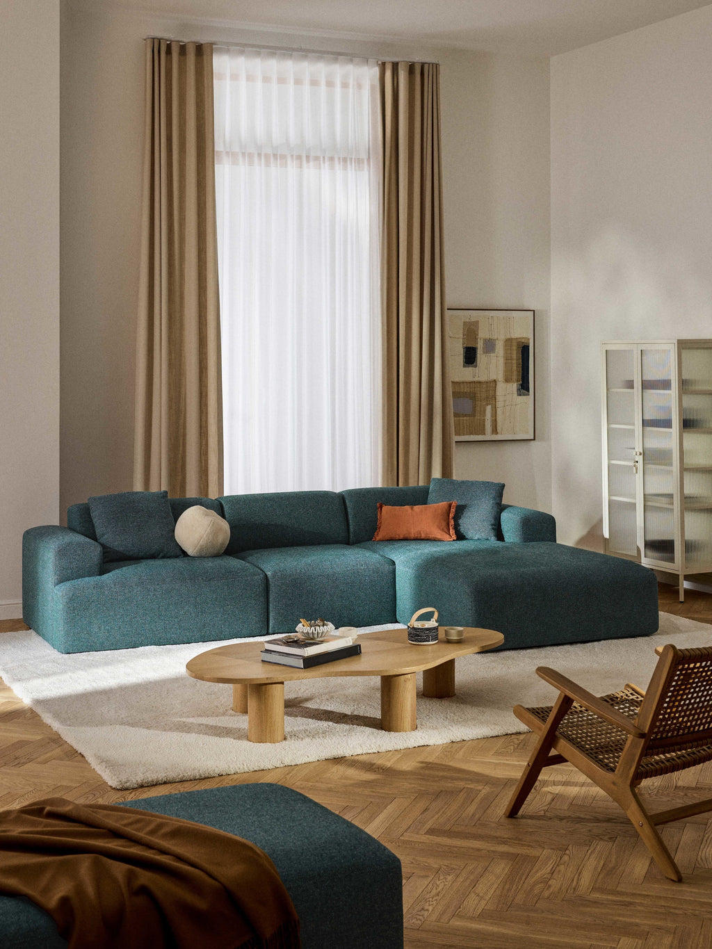 Melva Corner Sofa (4-seater)
