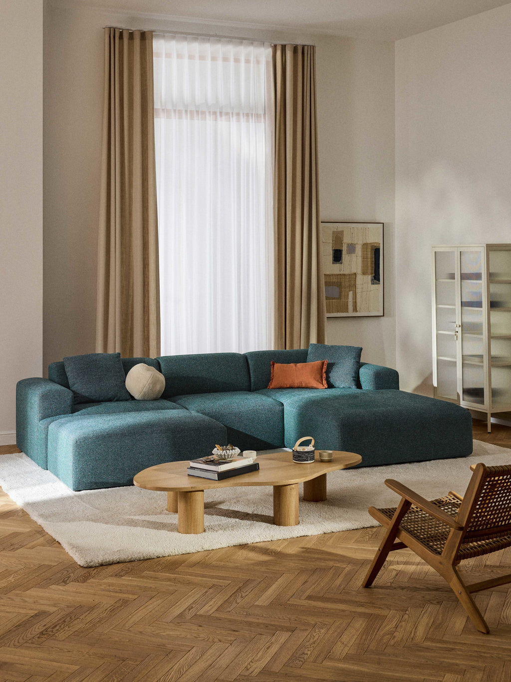 Melva Corner Sofa (4-seater)