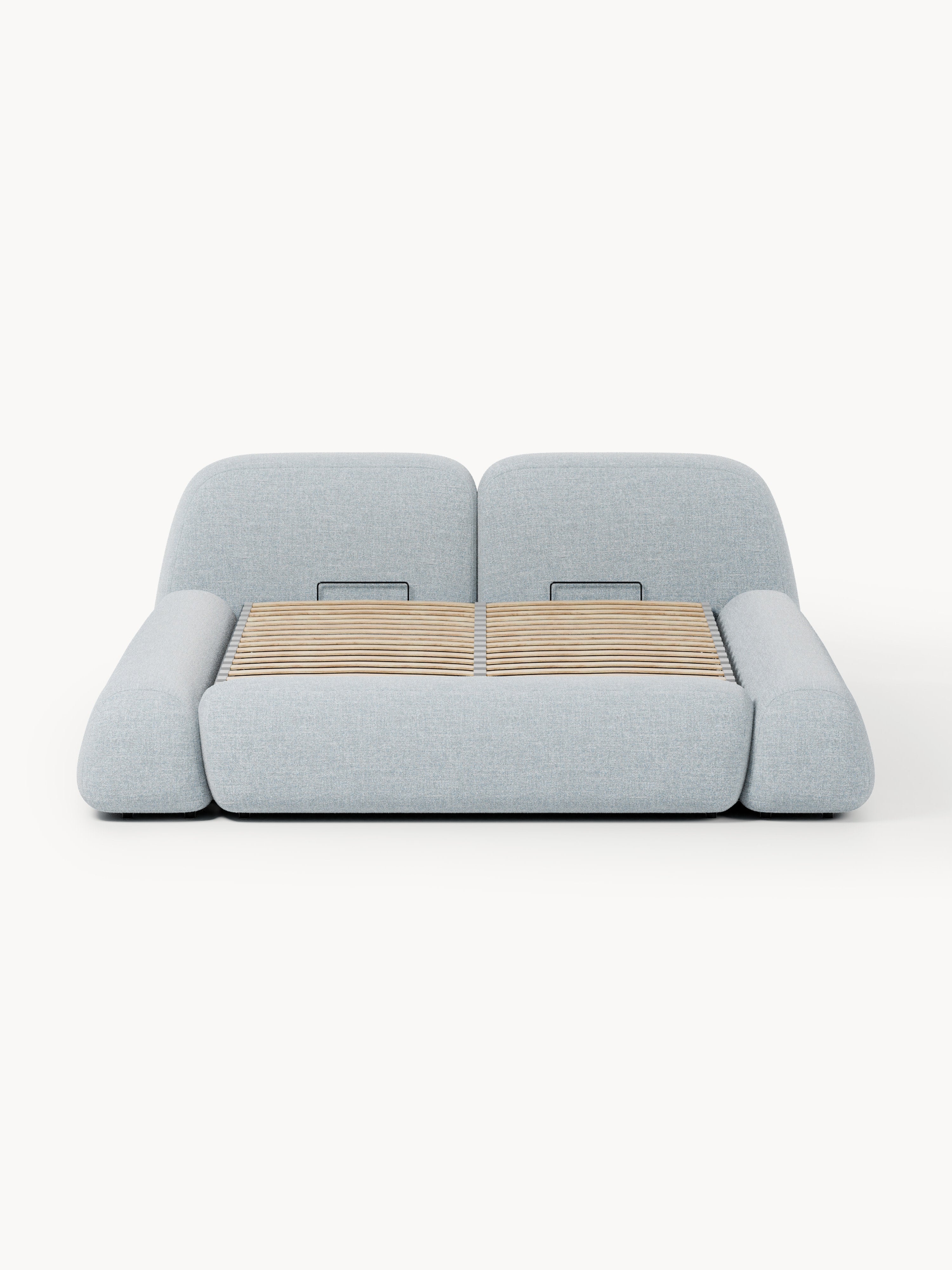Wolke Upholstered Bouclé Bed with Storage