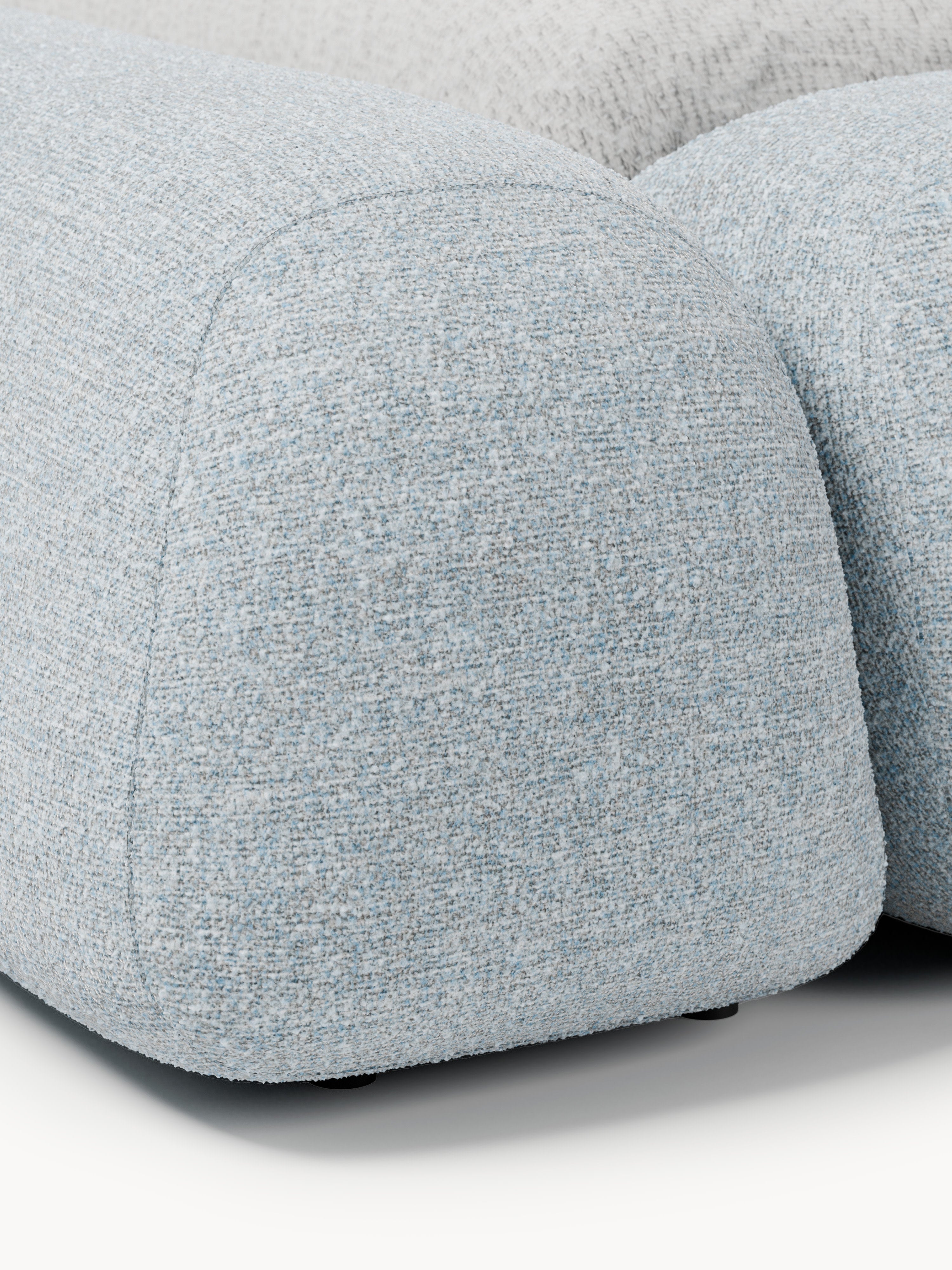 Wolke Upholstered Bouclé Bed with Storage