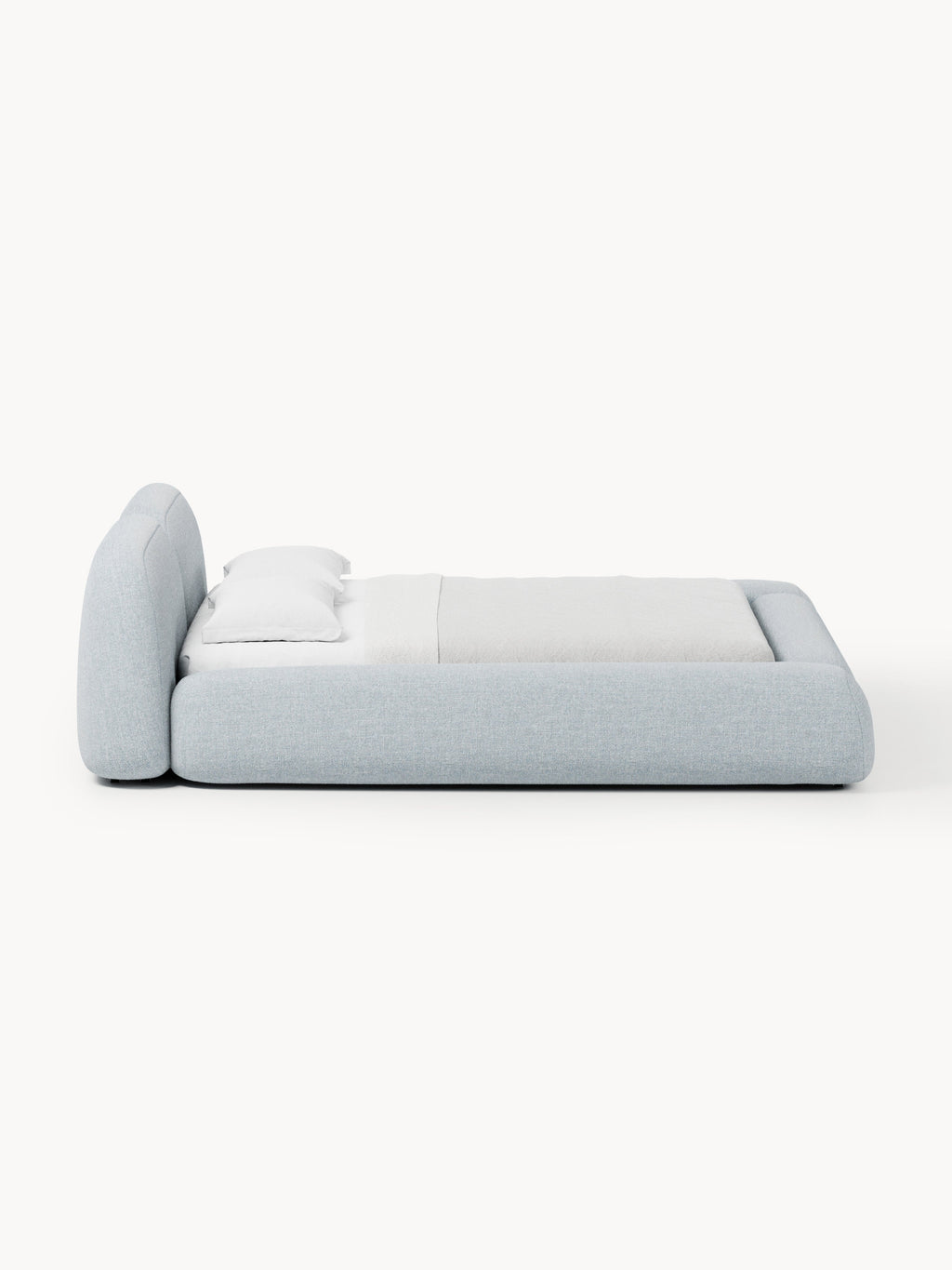Wolke Upholstered Bouclé Bed with Storage