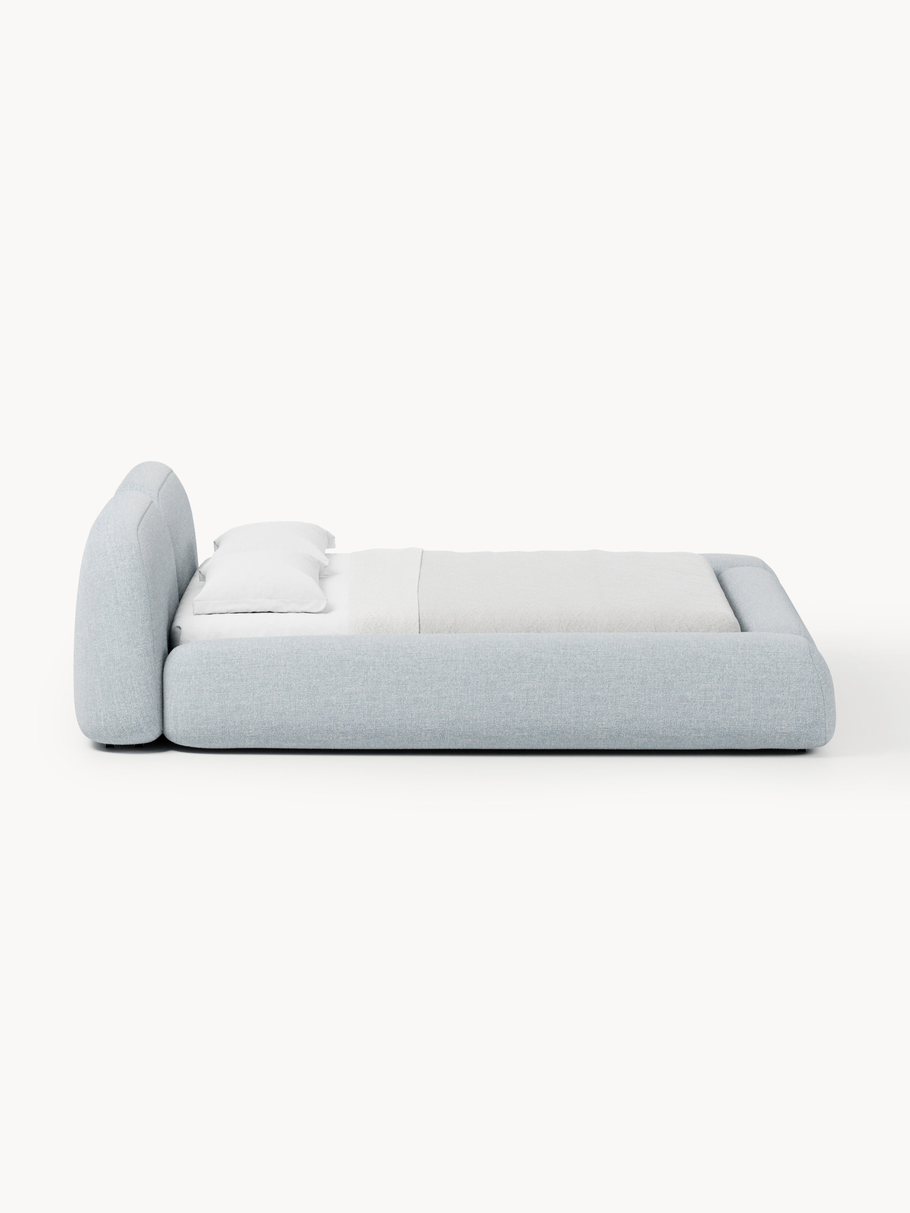 Wolke Upholstered Bouclé Bed with Storage