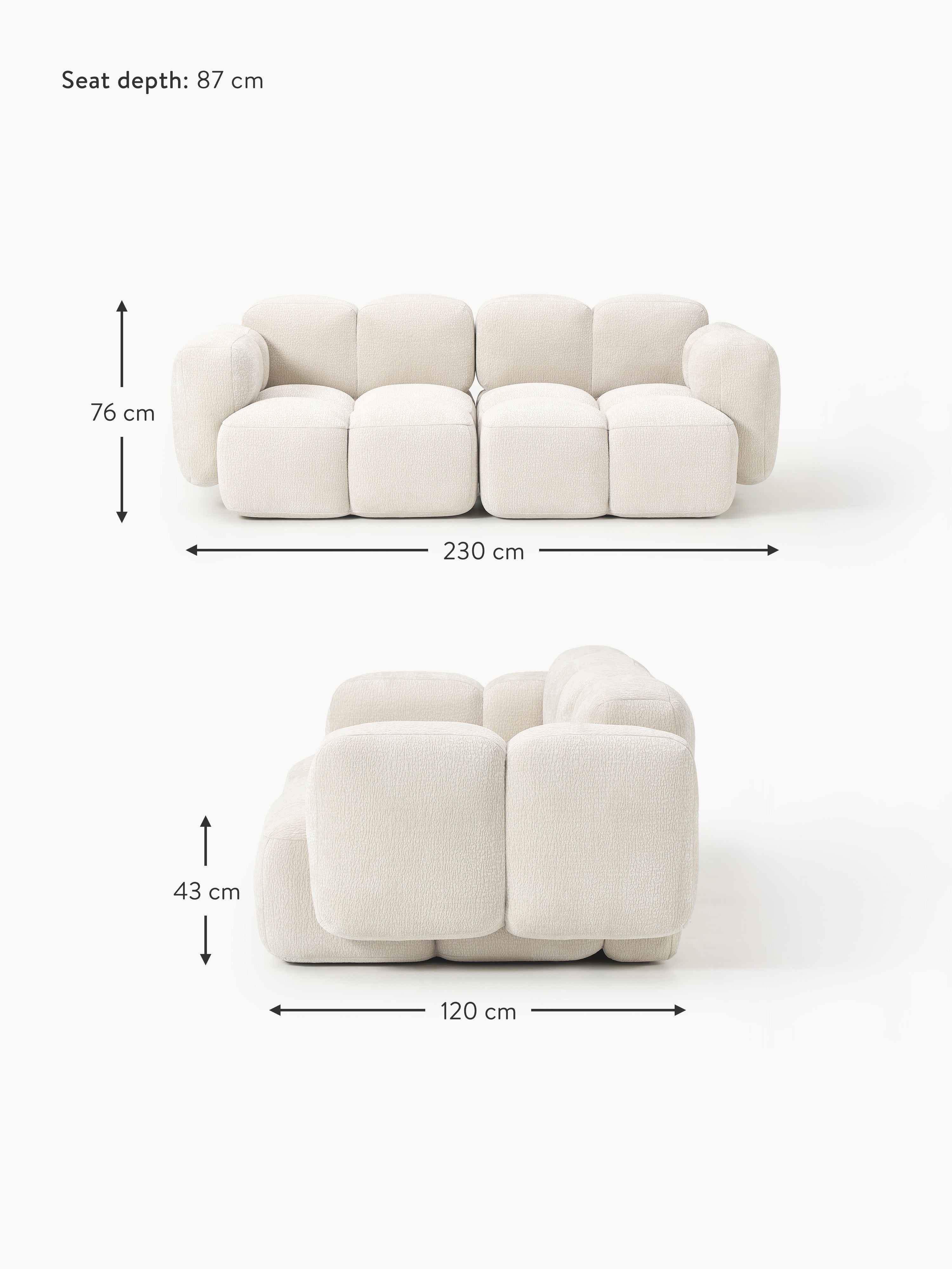 Tayla Modular Sofa (2-seater)
