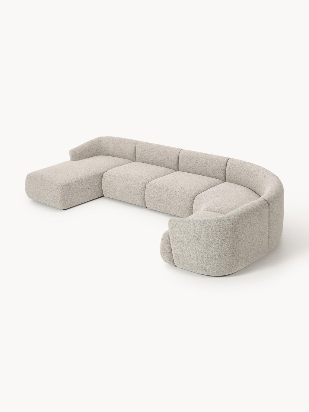 Gallery image 1 - XL Modular Bouclé Sofa Sofia