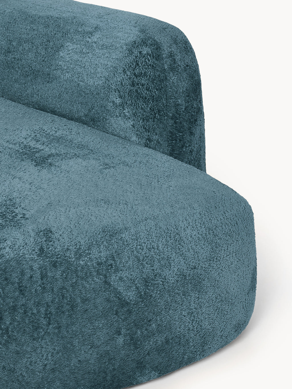 Wolke Modular Teddy Bouclé Corner Sofa (4-seater) with Chaise End